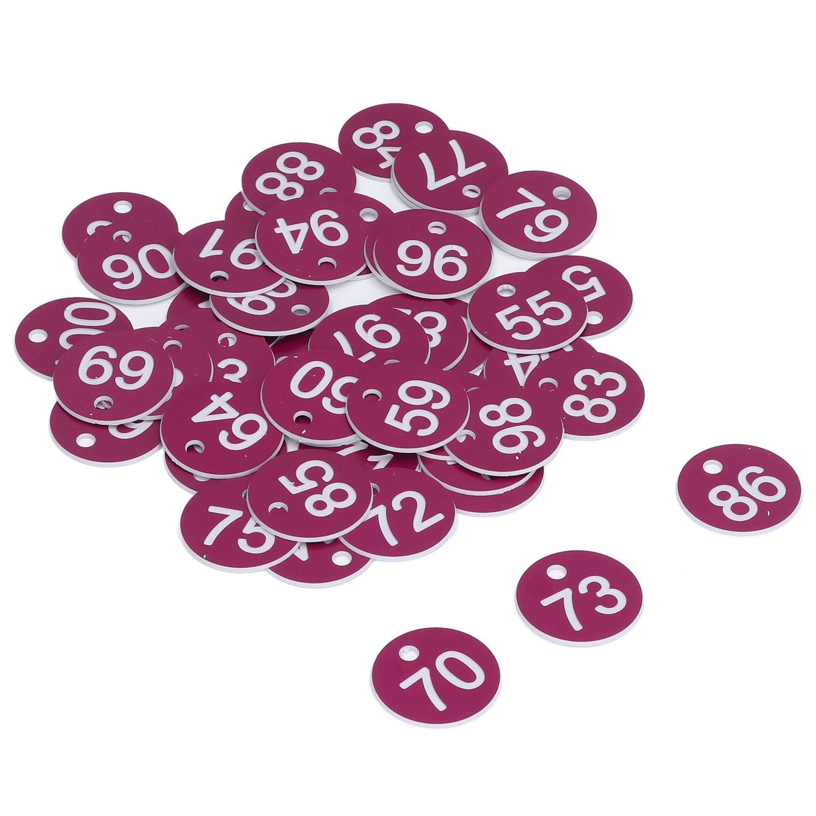 50Pcs Numbered Label Round Simple Beautiful Beehive Tag Breeding Supplies for view 7