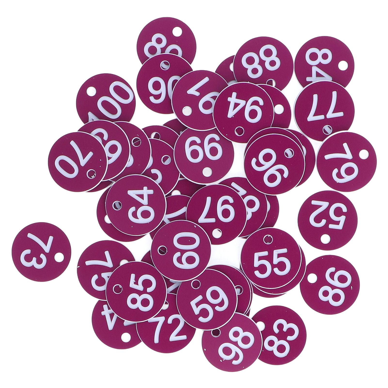 50Pcs Numbered Label Round Simple Beautiful Beehive Tag Breeding Supplies for view 9