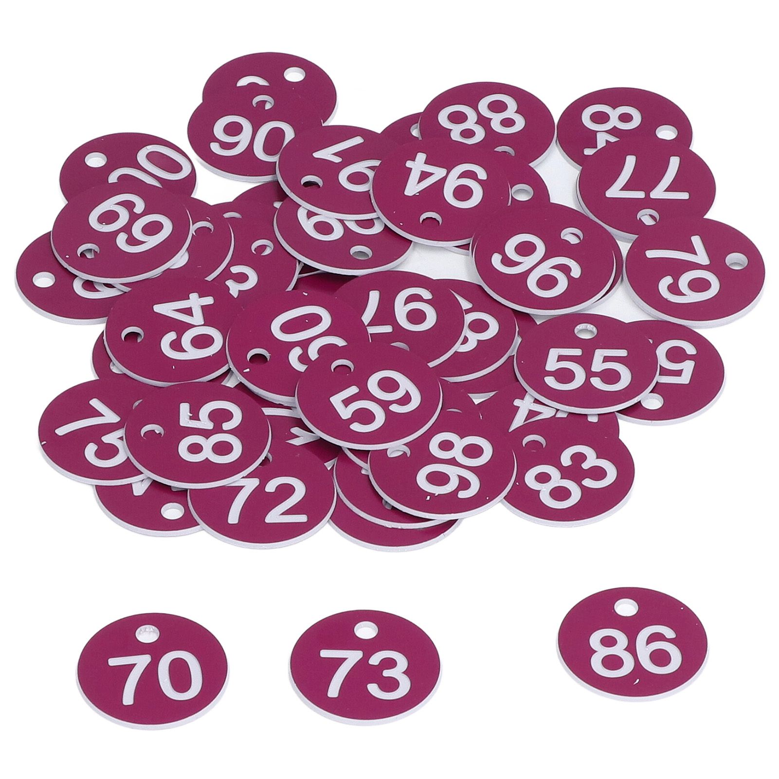 50Pcs Numbered Label Round Simple Beautiful Beehive Tag Breeding Supplies for view 10