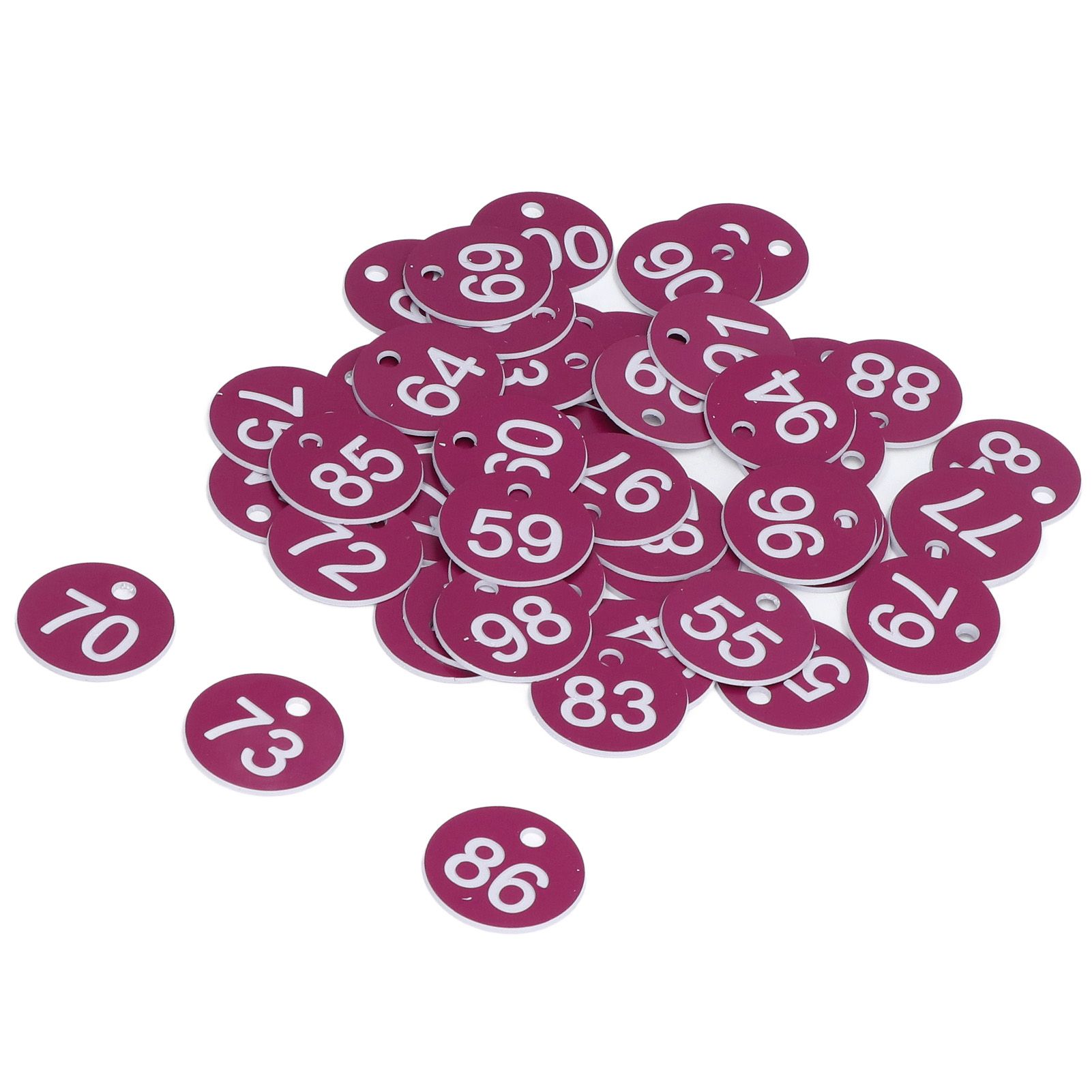 50Pcs Numbered Label Round Simple Beautiful Beehive Tag Breeding Supplies for view 14