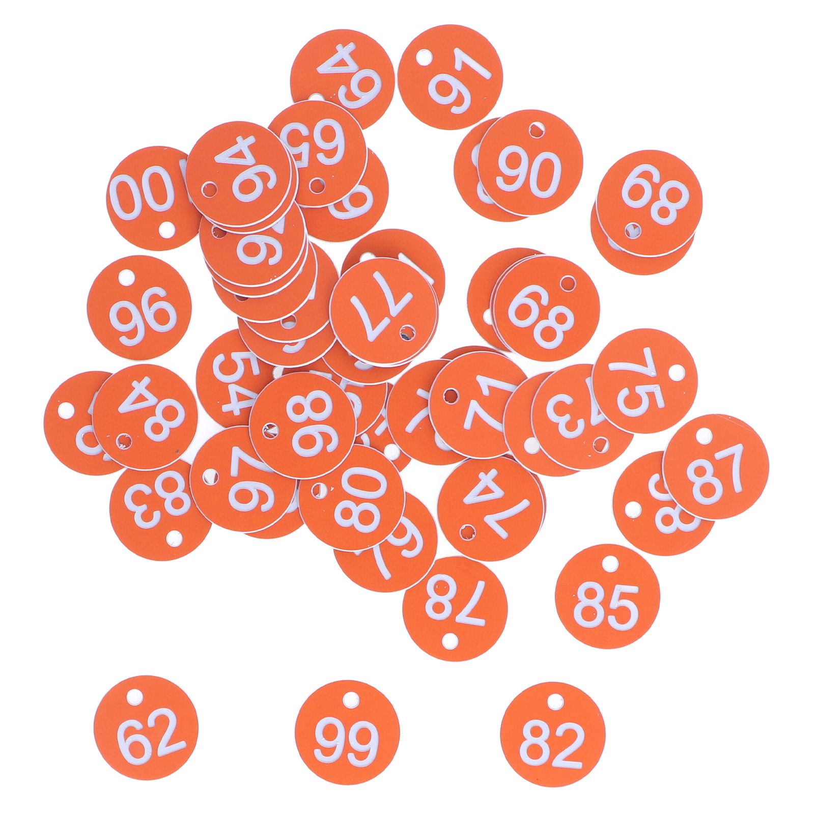 50Pcs Numbered Label Round Simple Beautiful Beehive Tag Breeding Supplies for — image 1
