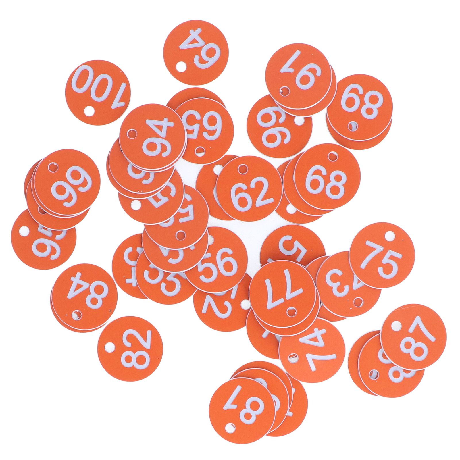 50Pcs Numbered Label Round Simple Beautiful Beehive Tag Breeding Supplies for view 4