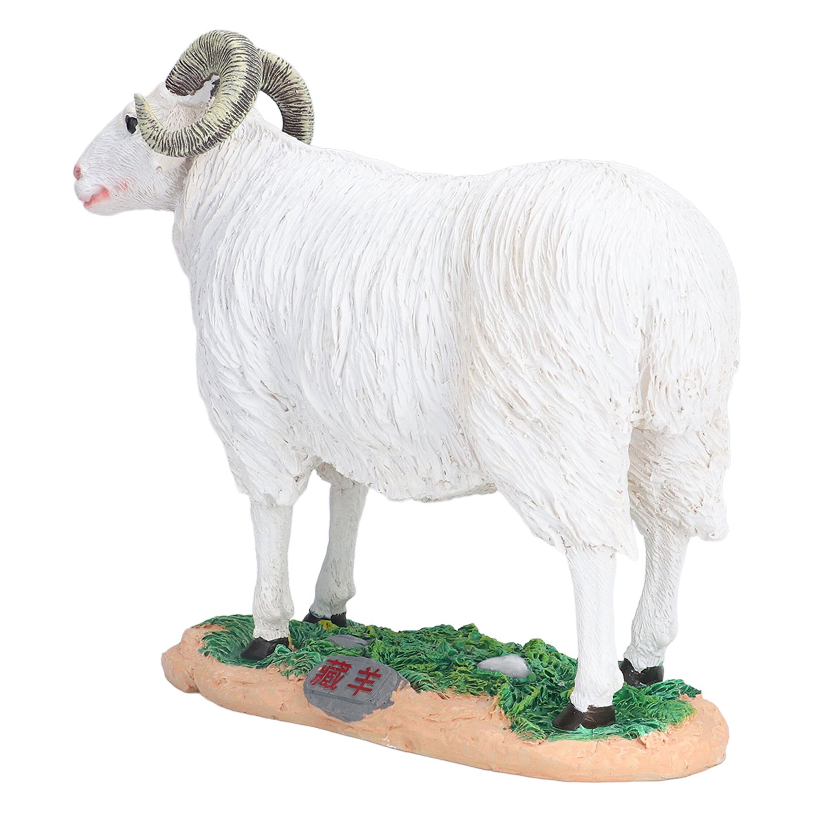 Sheep Statue Cute Vivid Rustic Waterproof Resin Sheep Figurine for Home Yard view 2