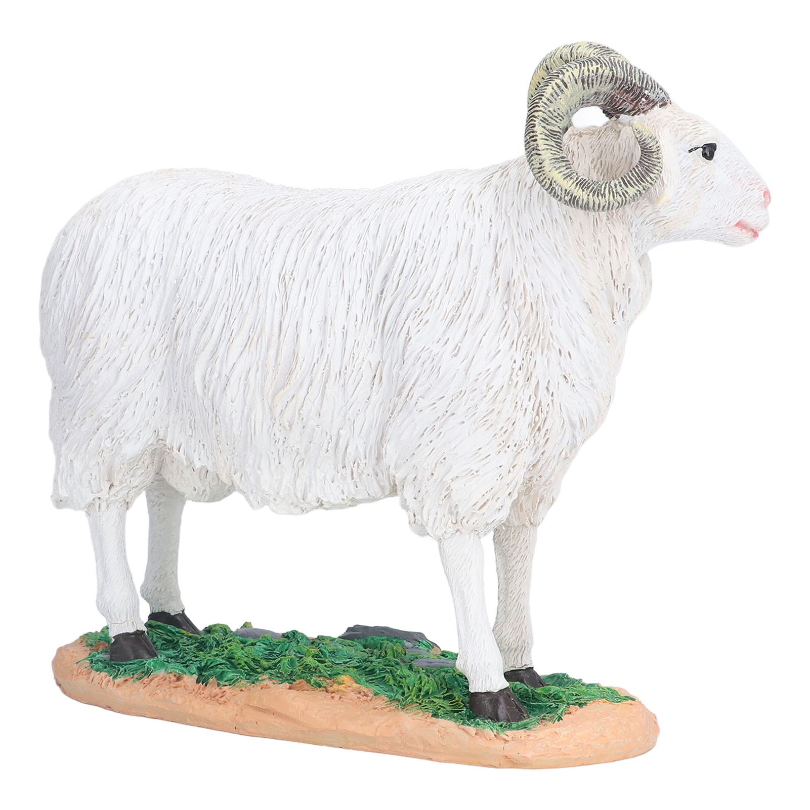 Sheep Statue Cute Vivid Rustic Waterproof Resin Sheep Figurine for Home Yard view 6