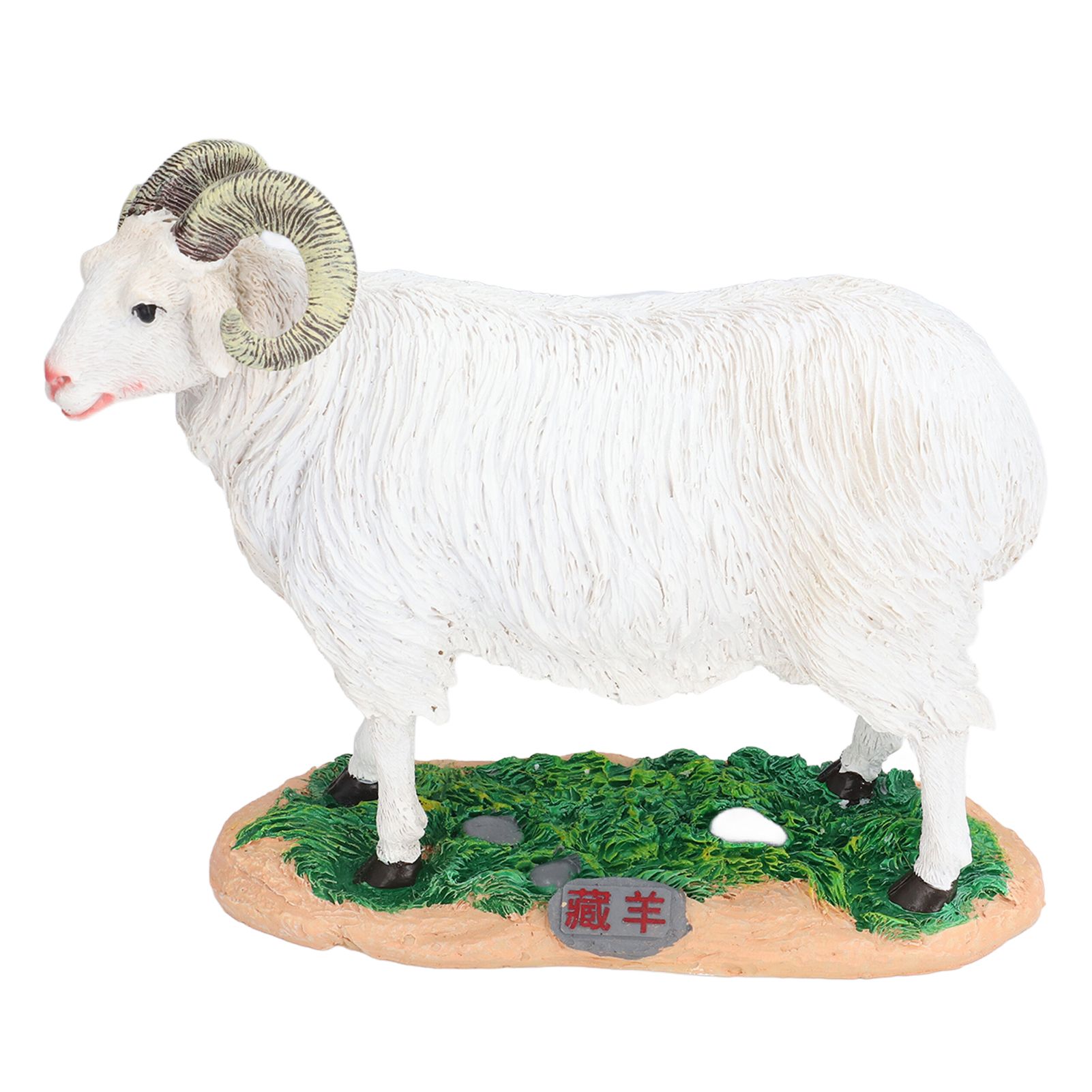Sheep Statue Cute Vivid Rustic Waterproof Resin Sheep Figurine for Home Yard view 7