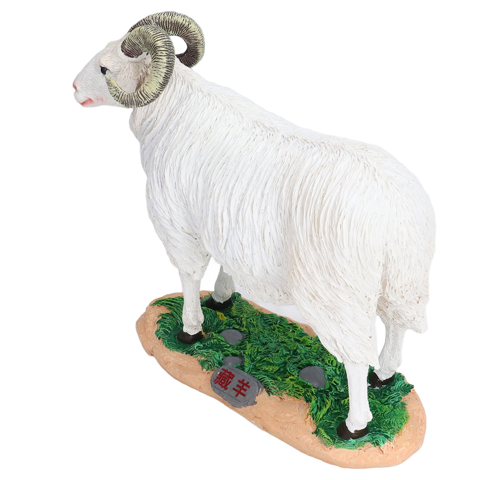Sheep Statue Cute Vivid Rustic Waterproof Resin Sheep Figurine for Home Yard view 9
