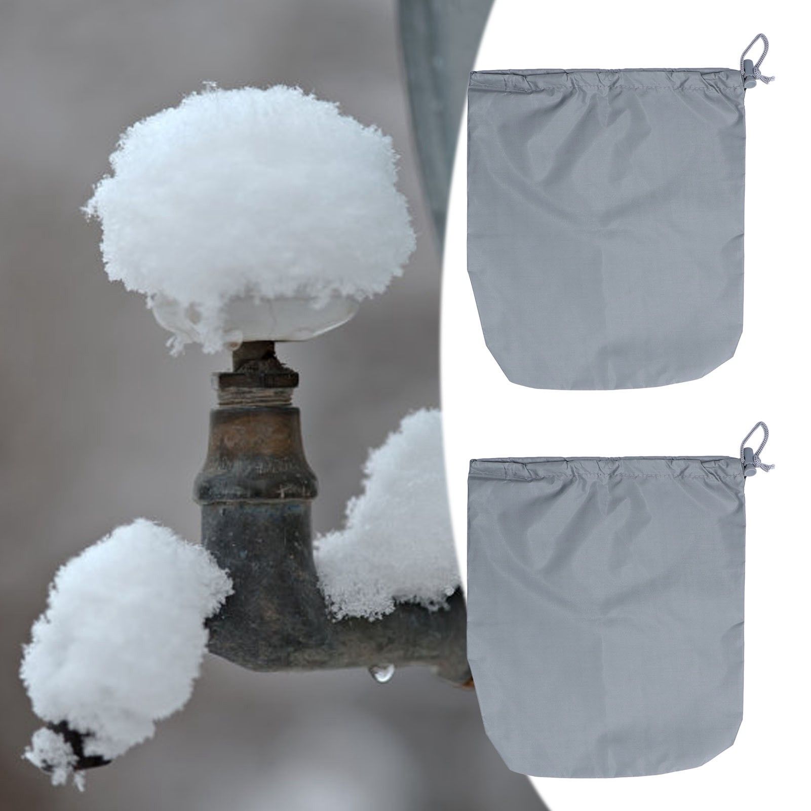 4PCS Car Rearview Mirror Protective Cover 190T Polyester Taffeta Faucet Frost view 11
