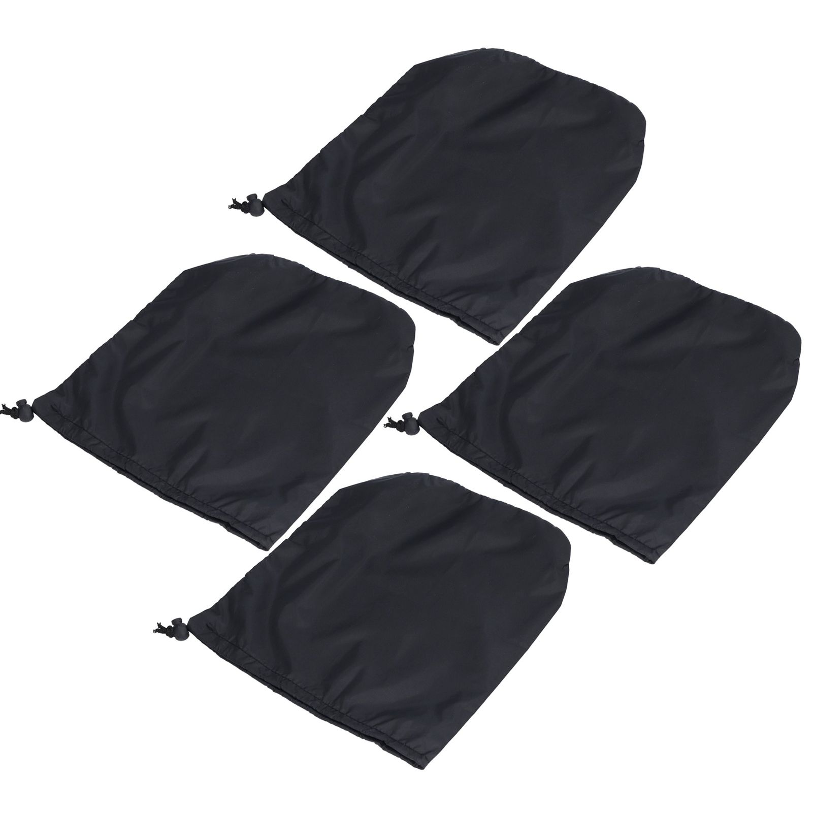 4PCS Car Rearview Mirror Protective Cover 190T Polyester Taffeta Faucet Frost view 4