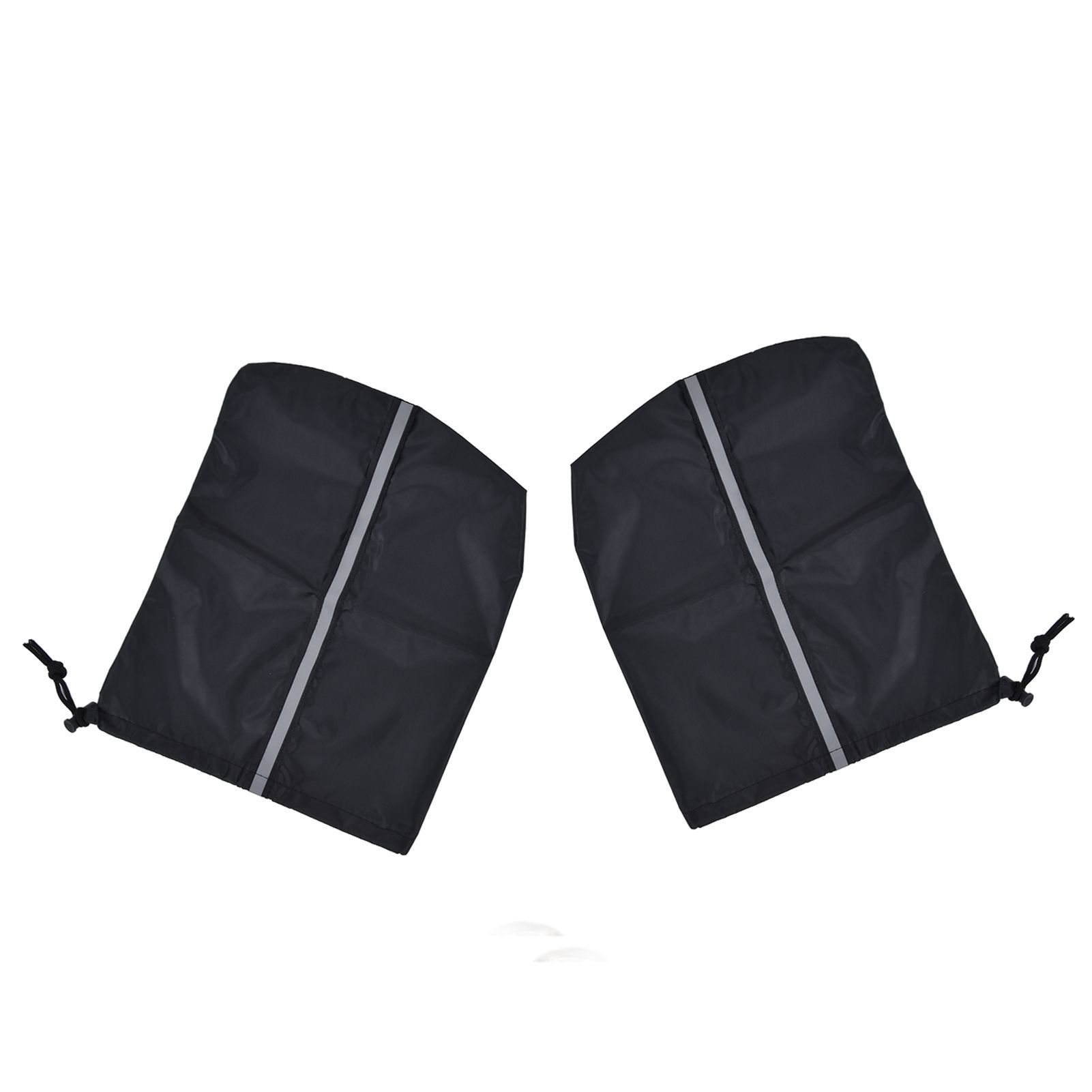 33x27cm Universal Car Mirror Cover Side View Mirror Cover Black Auto Rearview view 2