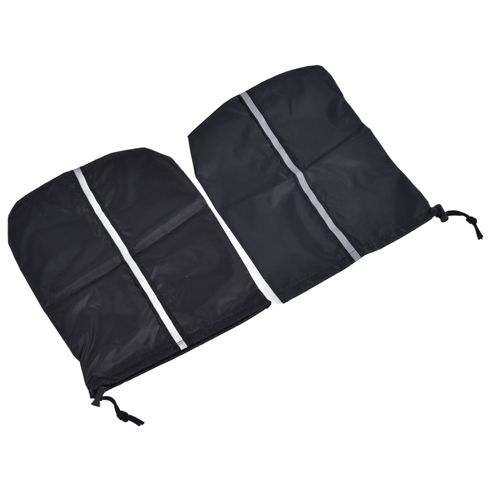 33x27cm Universal Car Mirror Cover Side View Mirror Cover Black Auto Rearview view 4