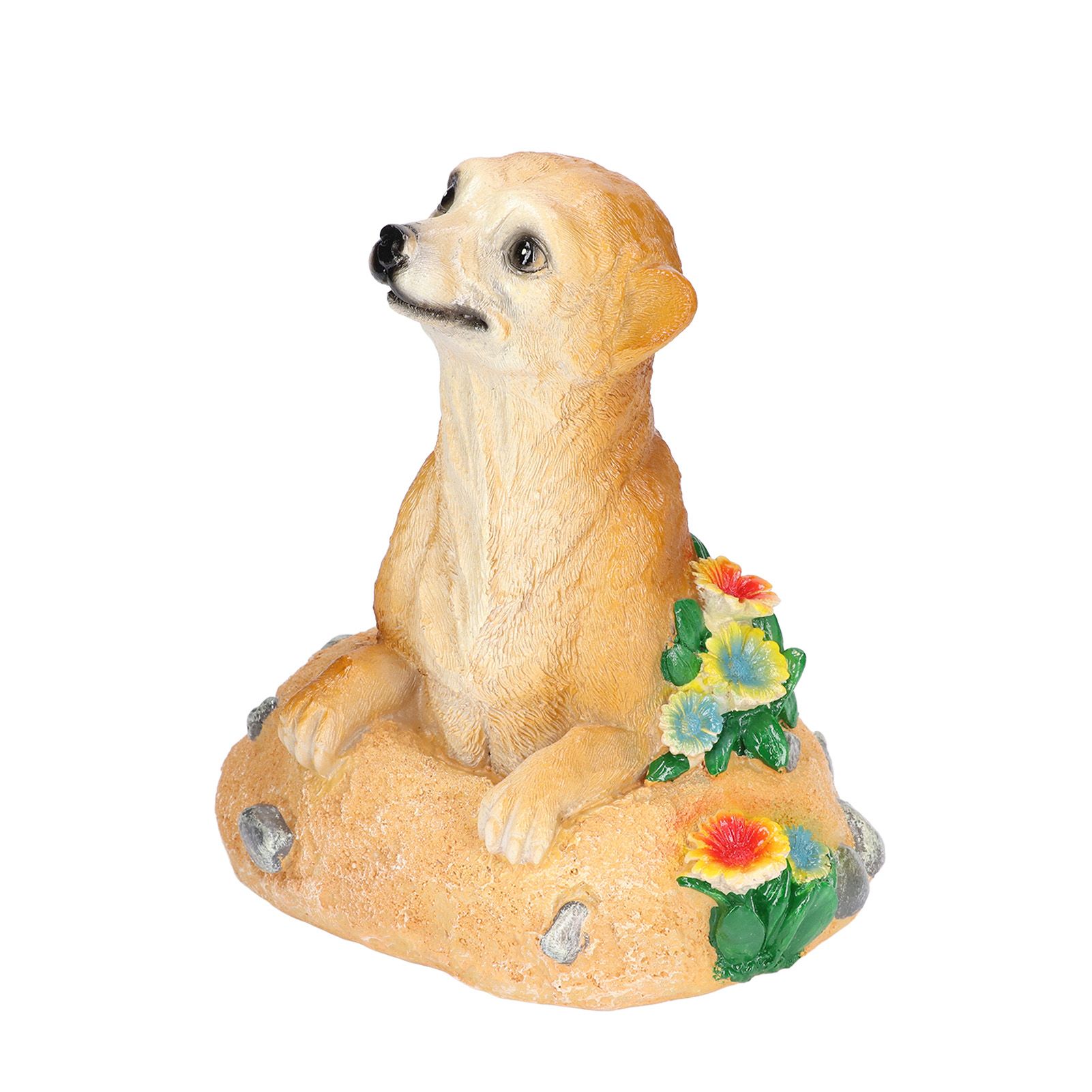 Straw Hat Meerkat Ornaments Meerkat Garden Statue Flower Pot Decoration Resin view 8