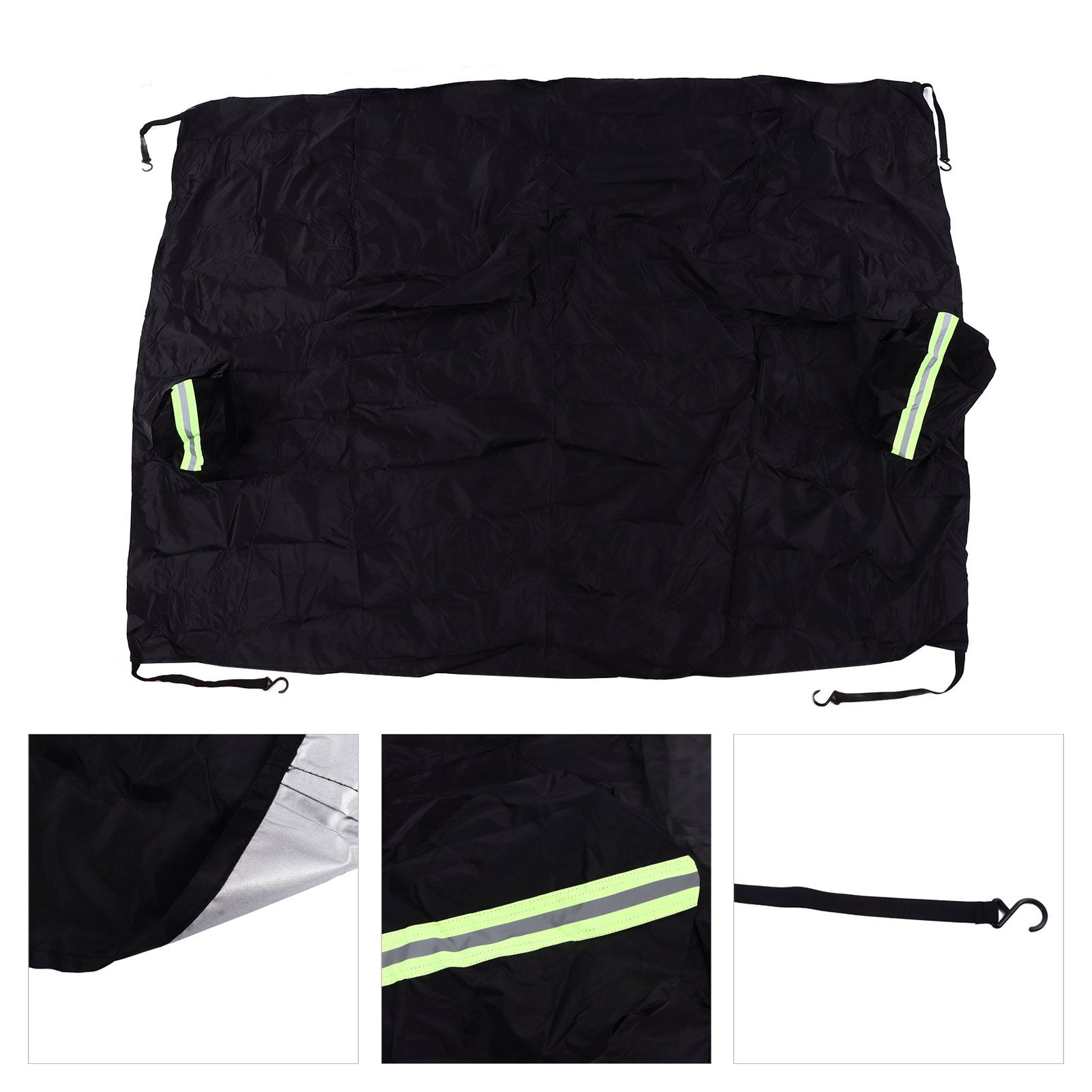 Windshield Cover Waterproof Snowproof Large Coverage Area Universal Windshield view 8