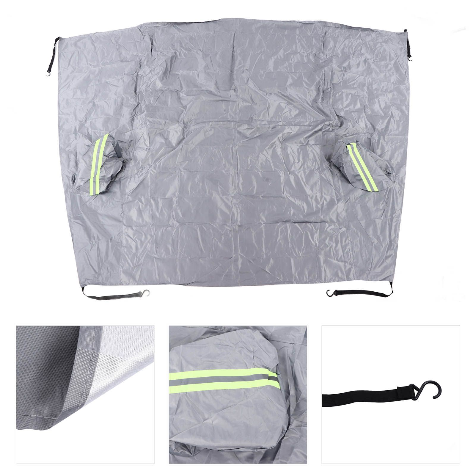 Windshield Cover Waterproof Snowproof Large Coverage Area Universal Windshield view 8