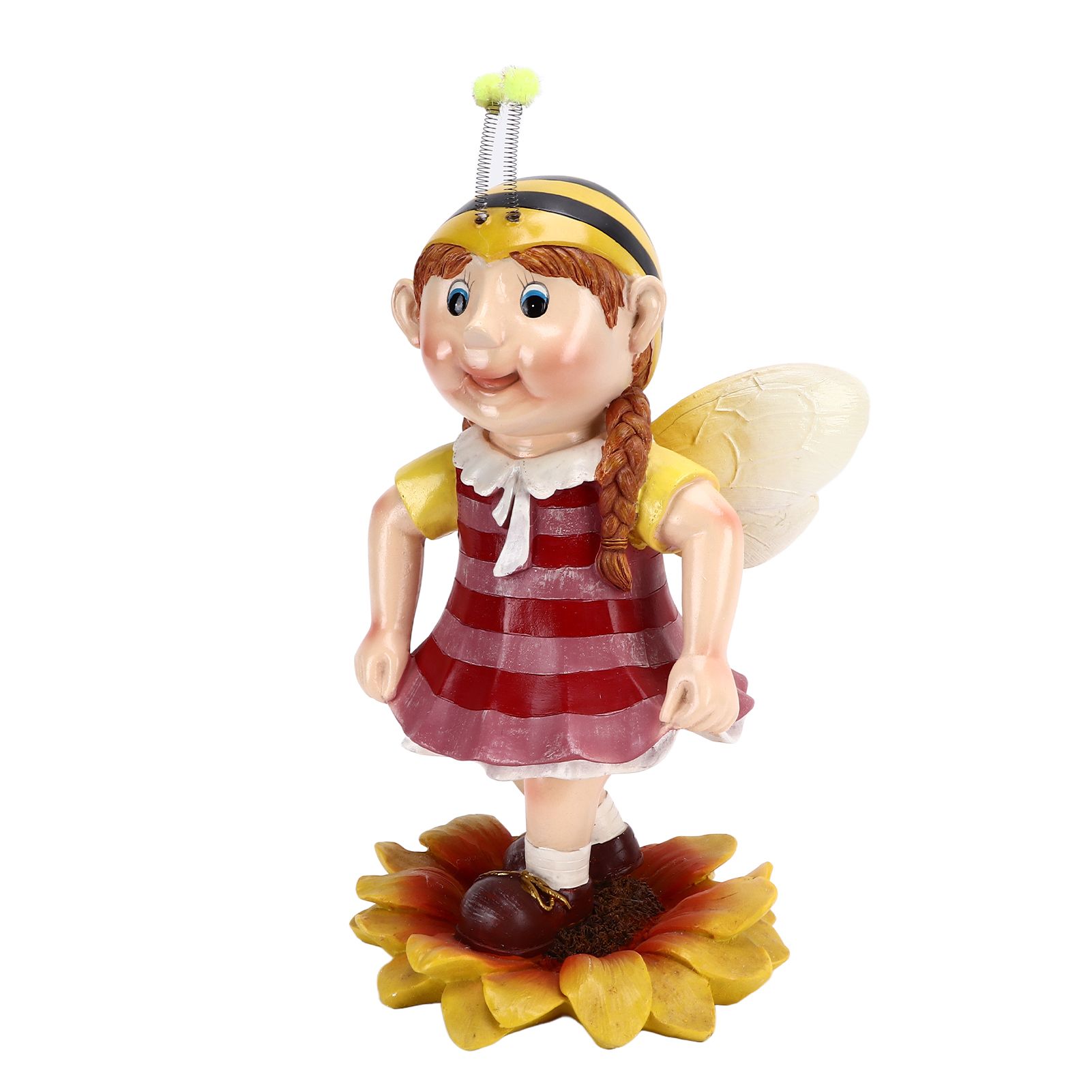 Garden Resin Ornament Cartoon Bee Waterproof Pastoral Style Outdoor Statue for view 3