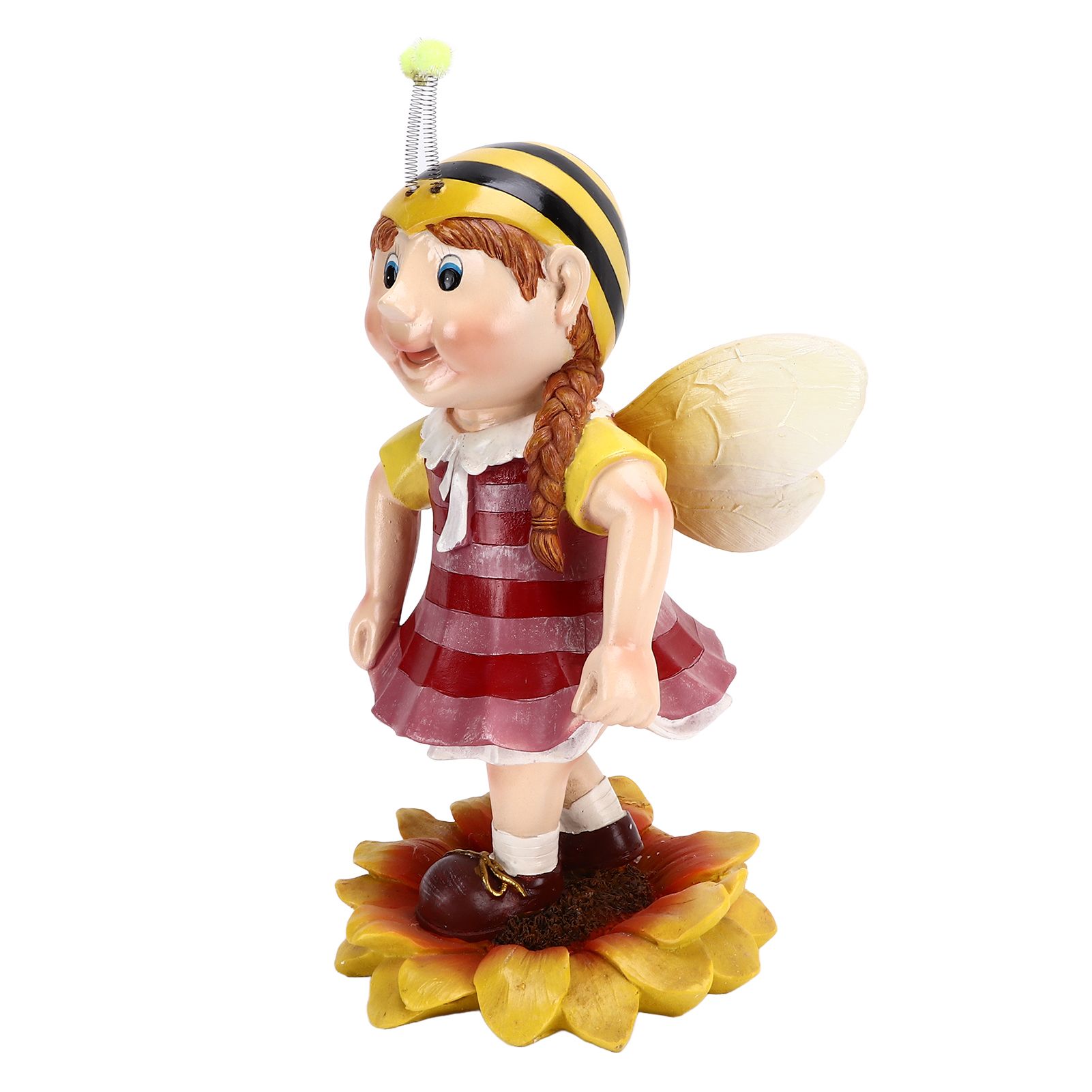 Garden Resin Ornament Cartoon Bee Waterproof Pastoral Style Outdoor Statue for view 5
