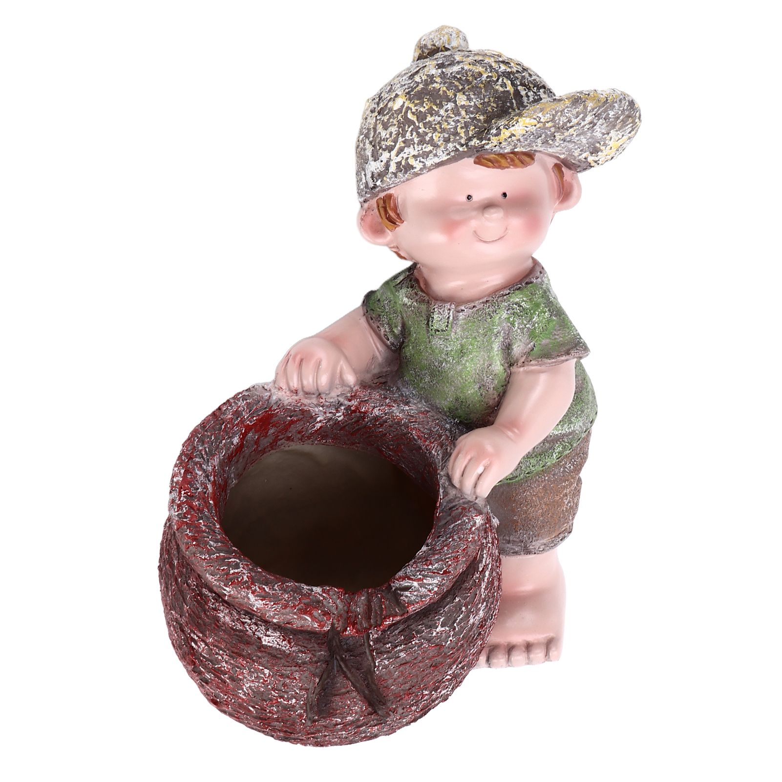 Flower Pot Ornament Cartoon Kid Shape Waterproof Textured Exquisite Vivid view 2