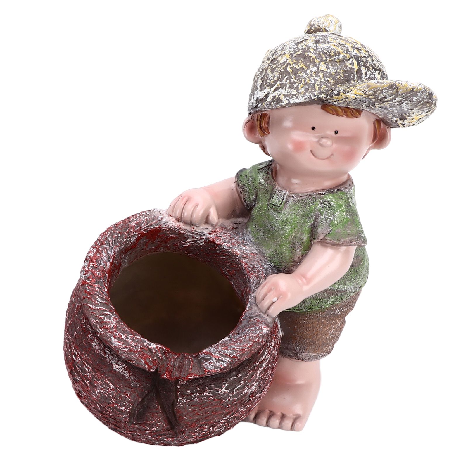 Flower Pot Ornament Cartoon Kid Shape Waterproof Textured Exquisite Vivid view 3