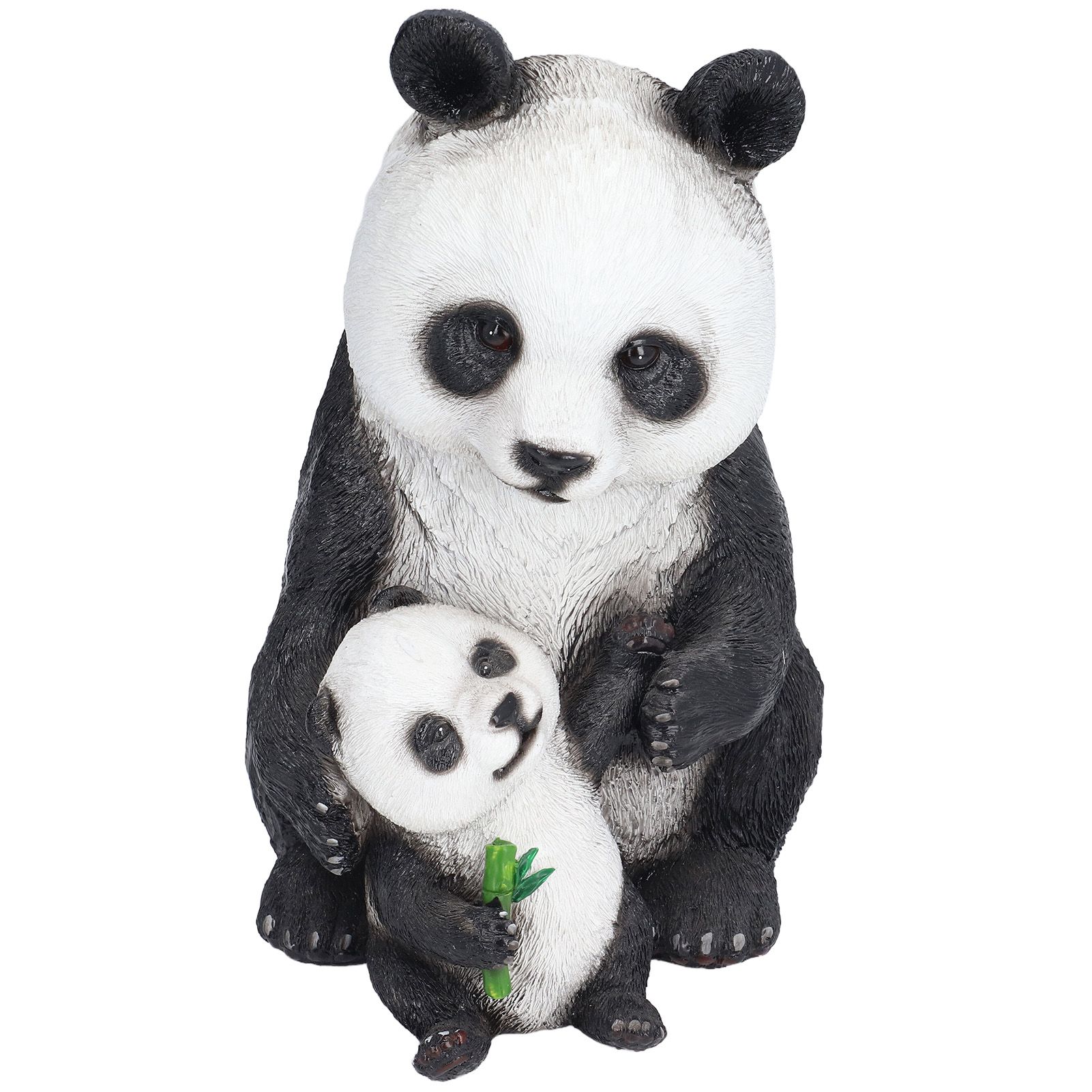 Simulation Panda Ornaments Synthetic Resin Bear Ornaments for Garden Lawn Desk view 2