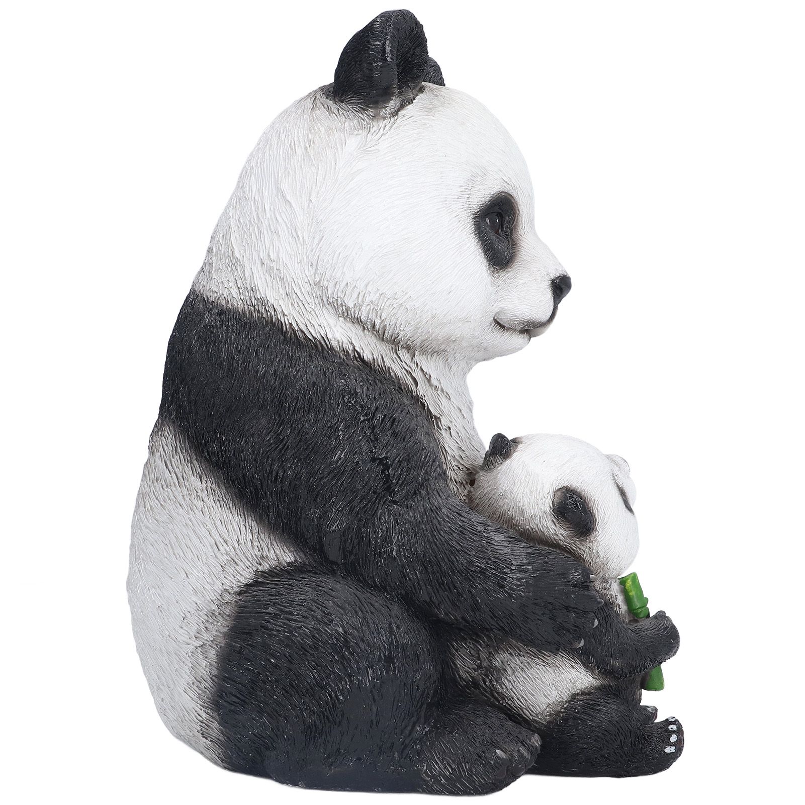Simulation Panda Ornaments Synthetic Resin Bear Ornaments for Garden Lawn Desk view 3