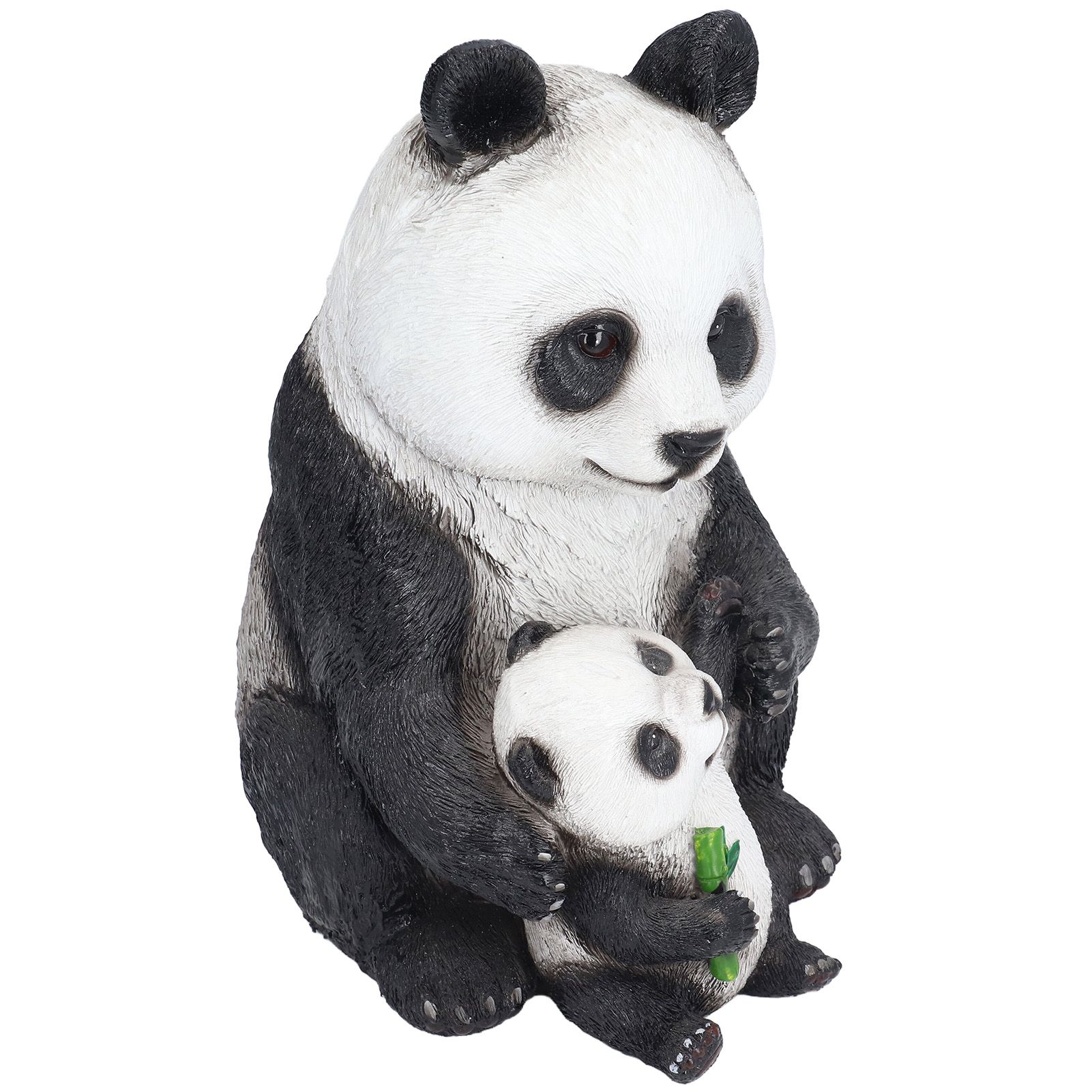 Simulation Panda Ornaments Synthetic Resin Bear Ornaments for Garden Lawn Desk view 4