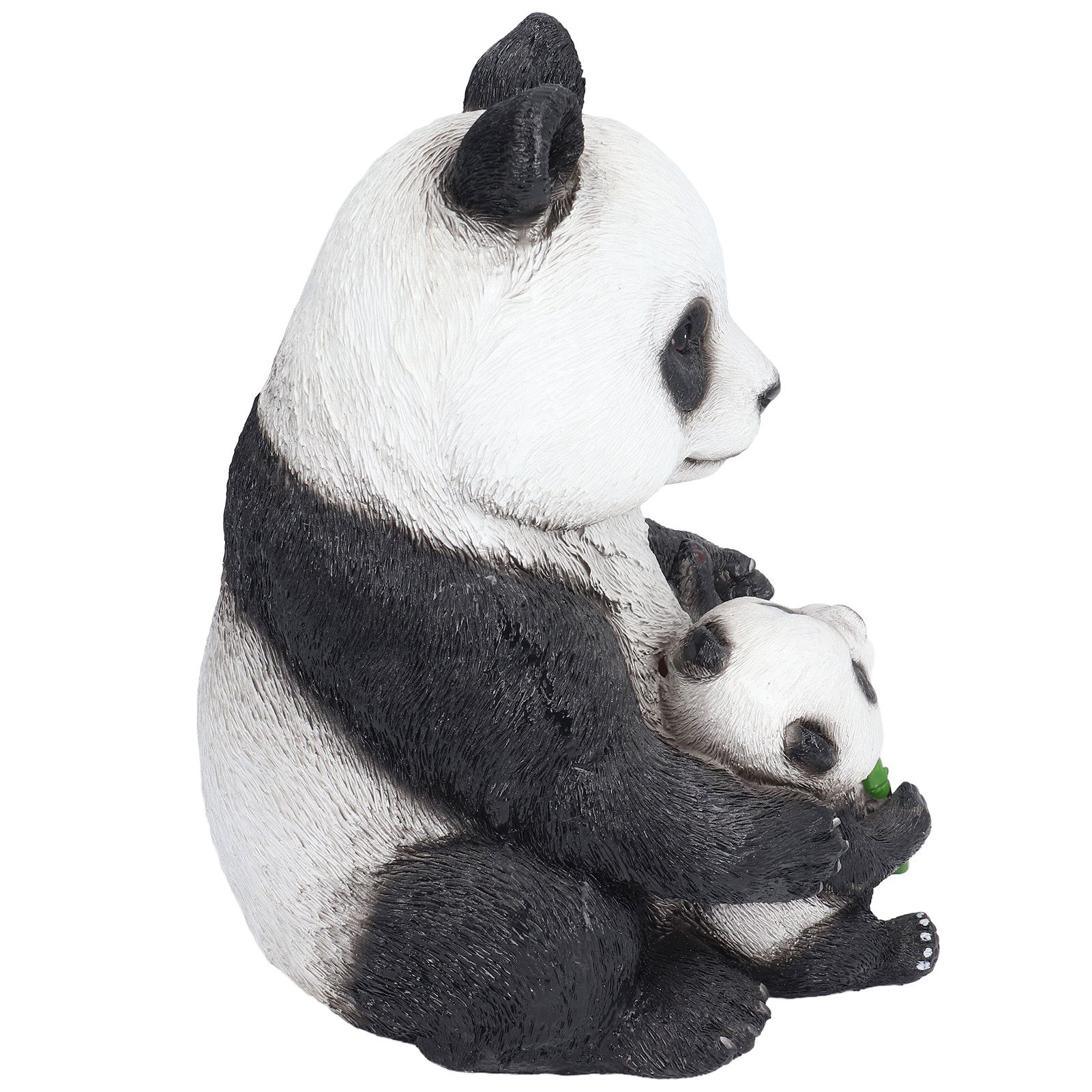 Simulation Panda Ornaments Synthetic Resin Bear Ornaments for Garden Lawn Desk view 6