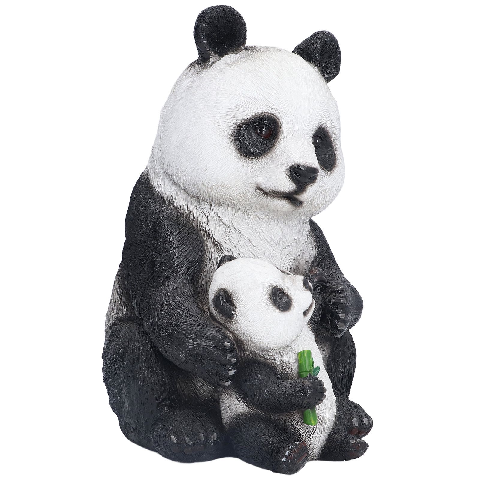Simulation Panda Ornaments Synthetic Resin Bear Ornaments for Garden Lawn Desk view 7