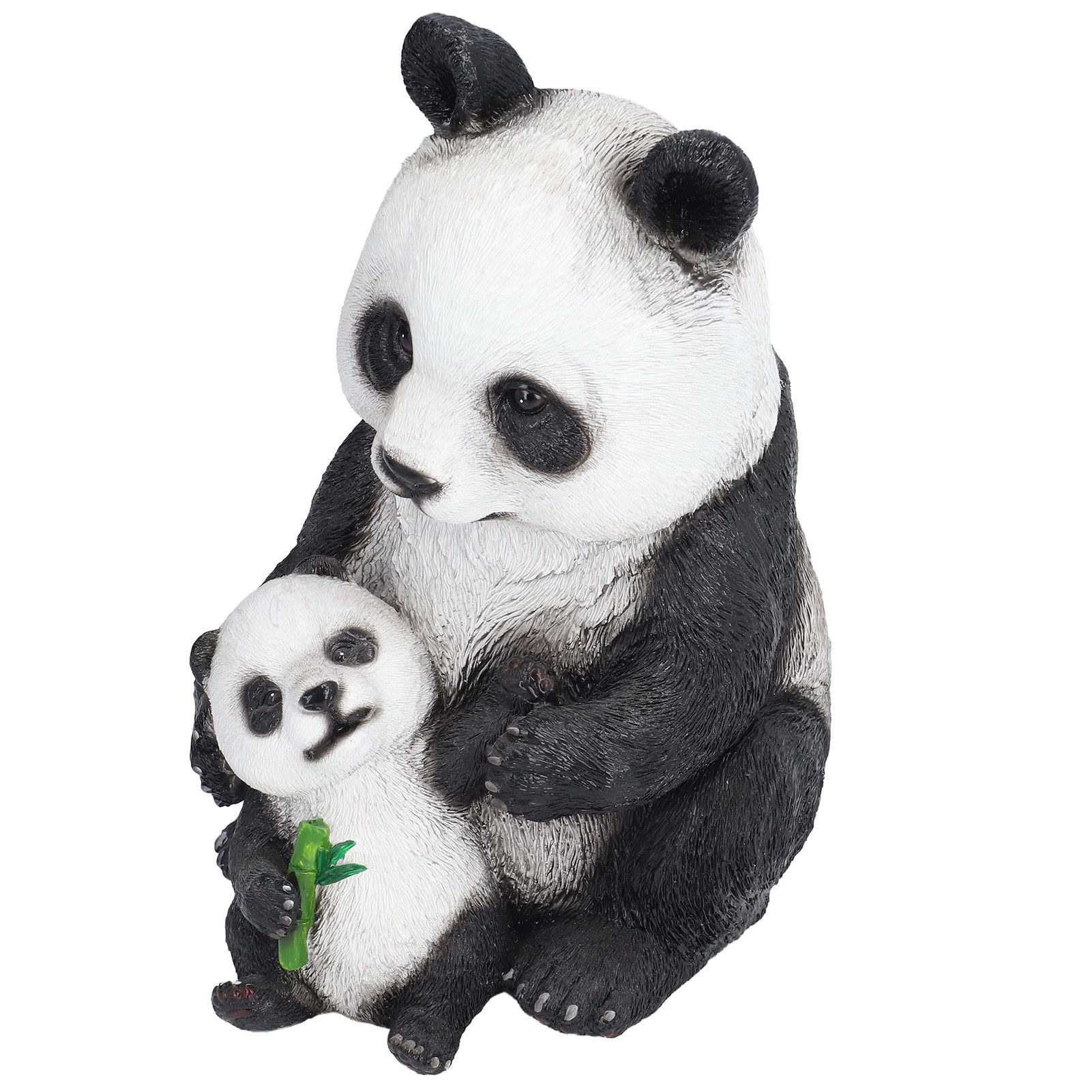 Simulation Panda Ornaments Synthetic Resin Bear Ornaments for Garden Lawn Desk view 8