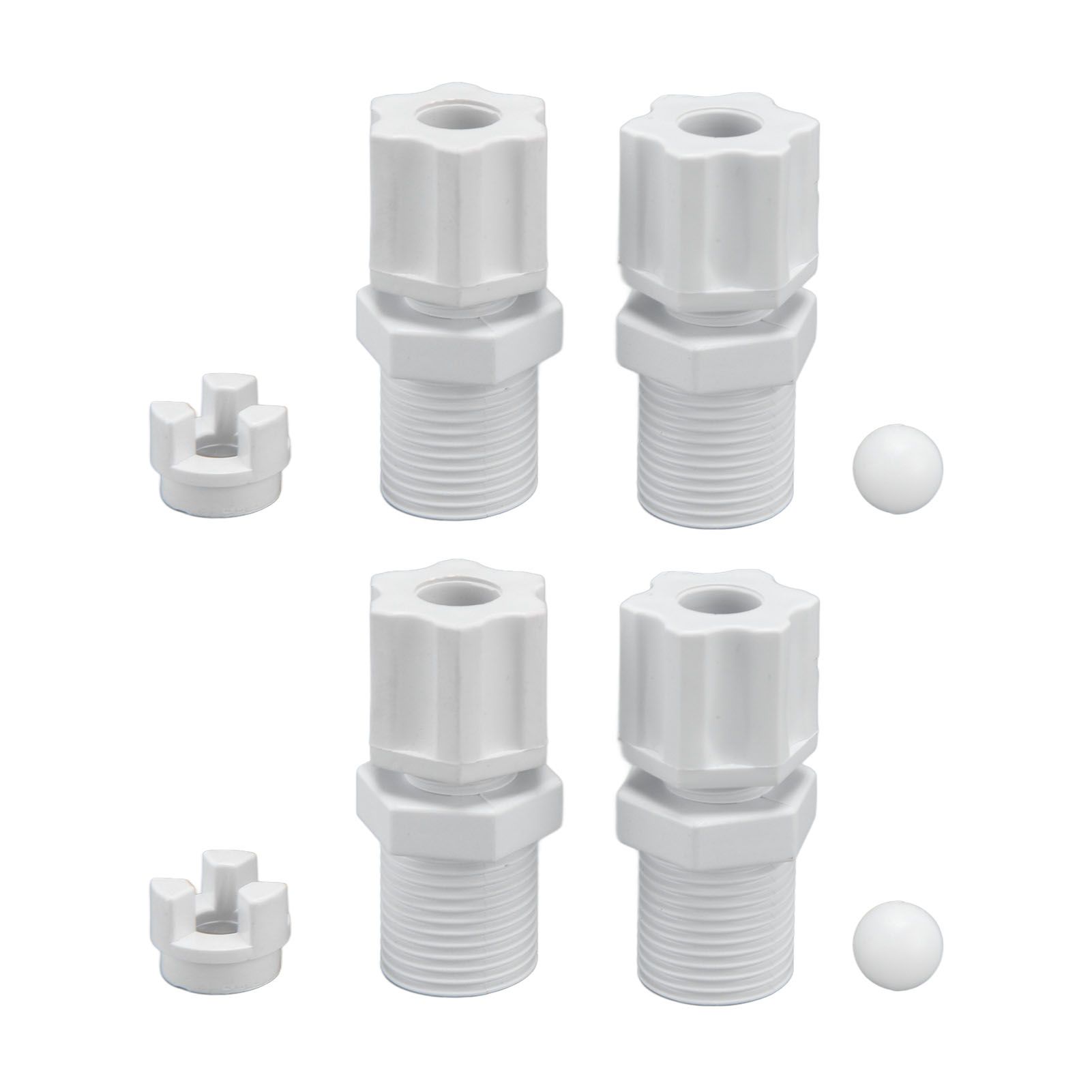 2Set Check Valve Inlet Fitting Adapter Assembly Swimming Pool Cleaning — image 1