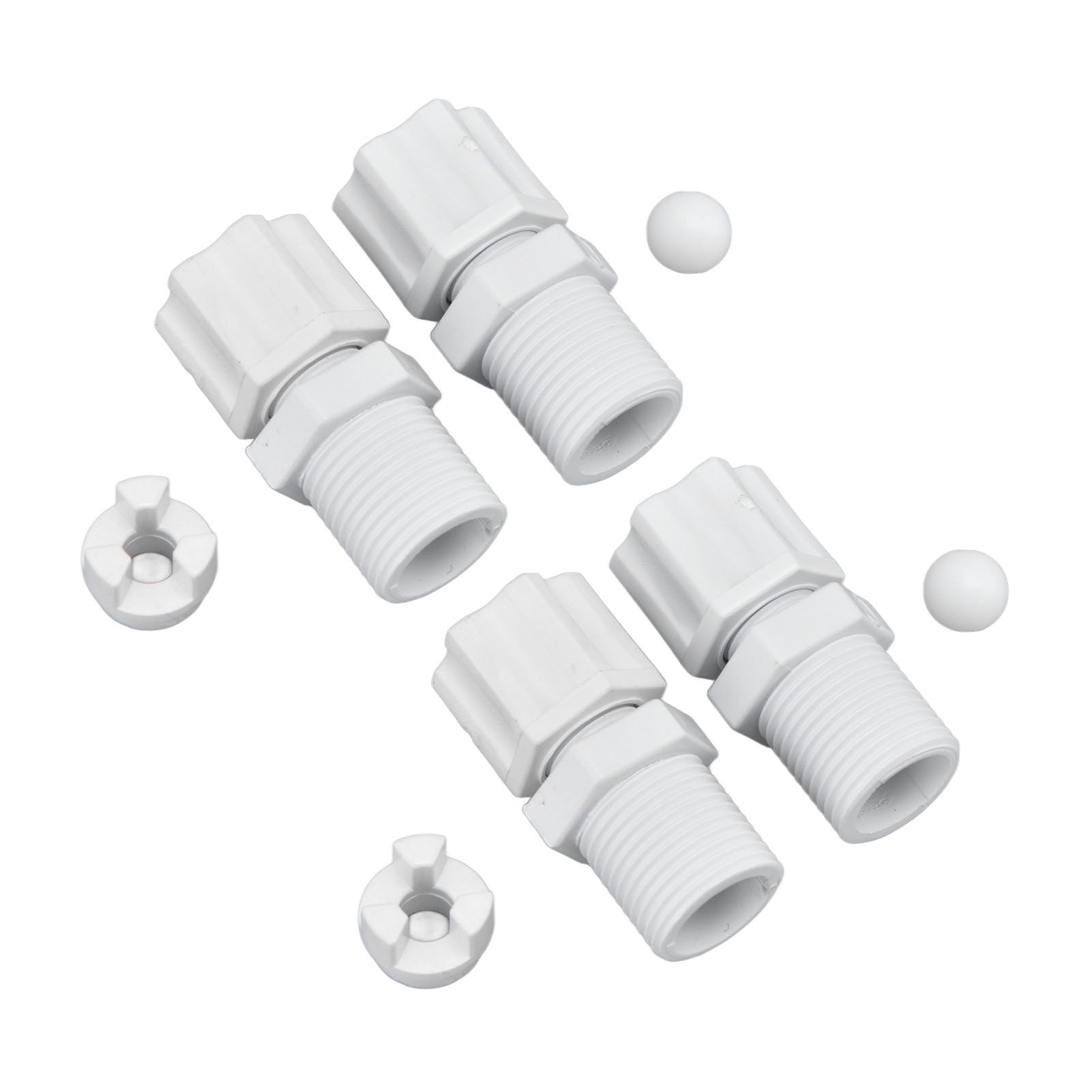 2Set Check Valve Inlet Fitting Adapter Assembly Swimming Pool Cleaning view 2