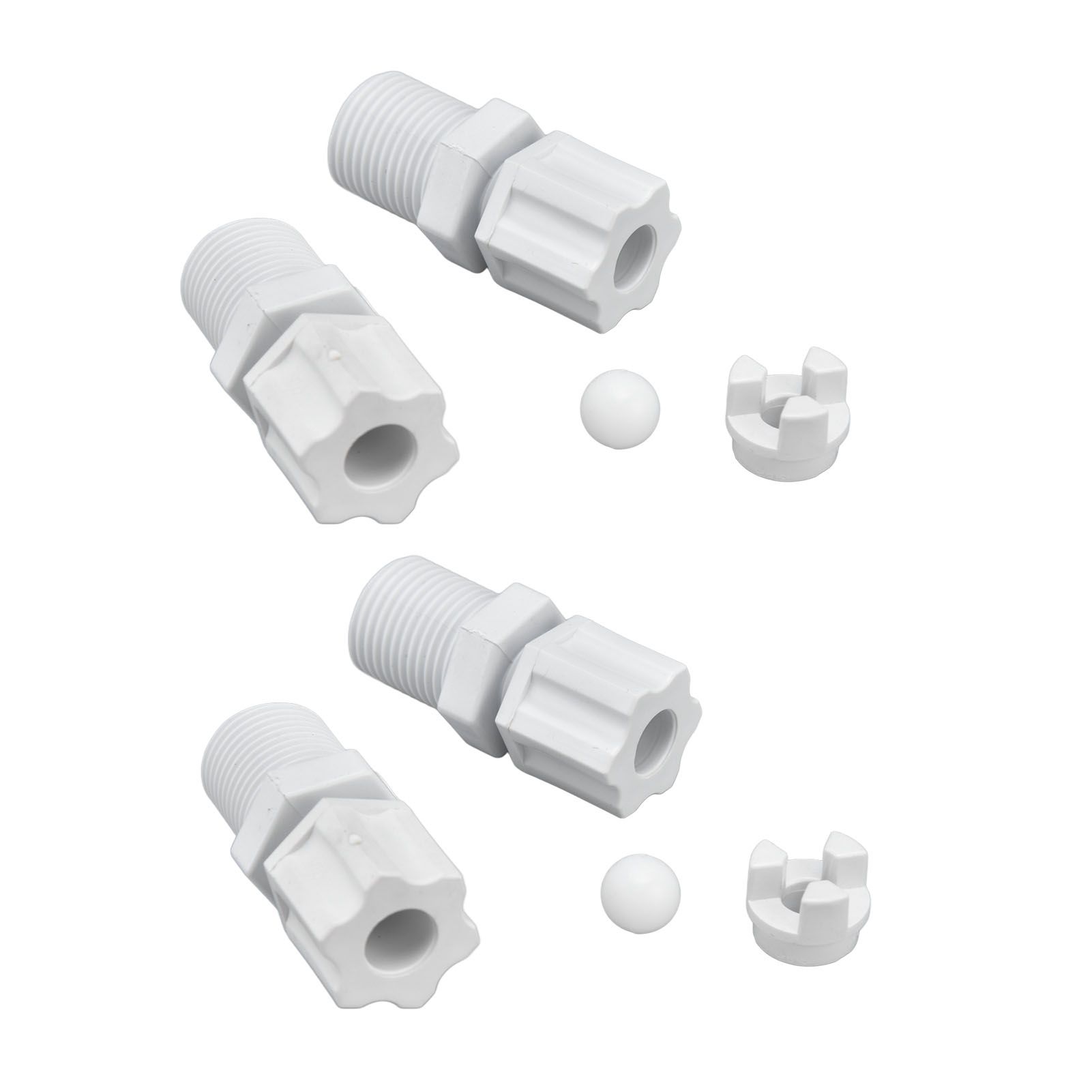 2Set Check Valve Inlet Fitting Adapter Assembly Swimming Pool Cleaning view 3