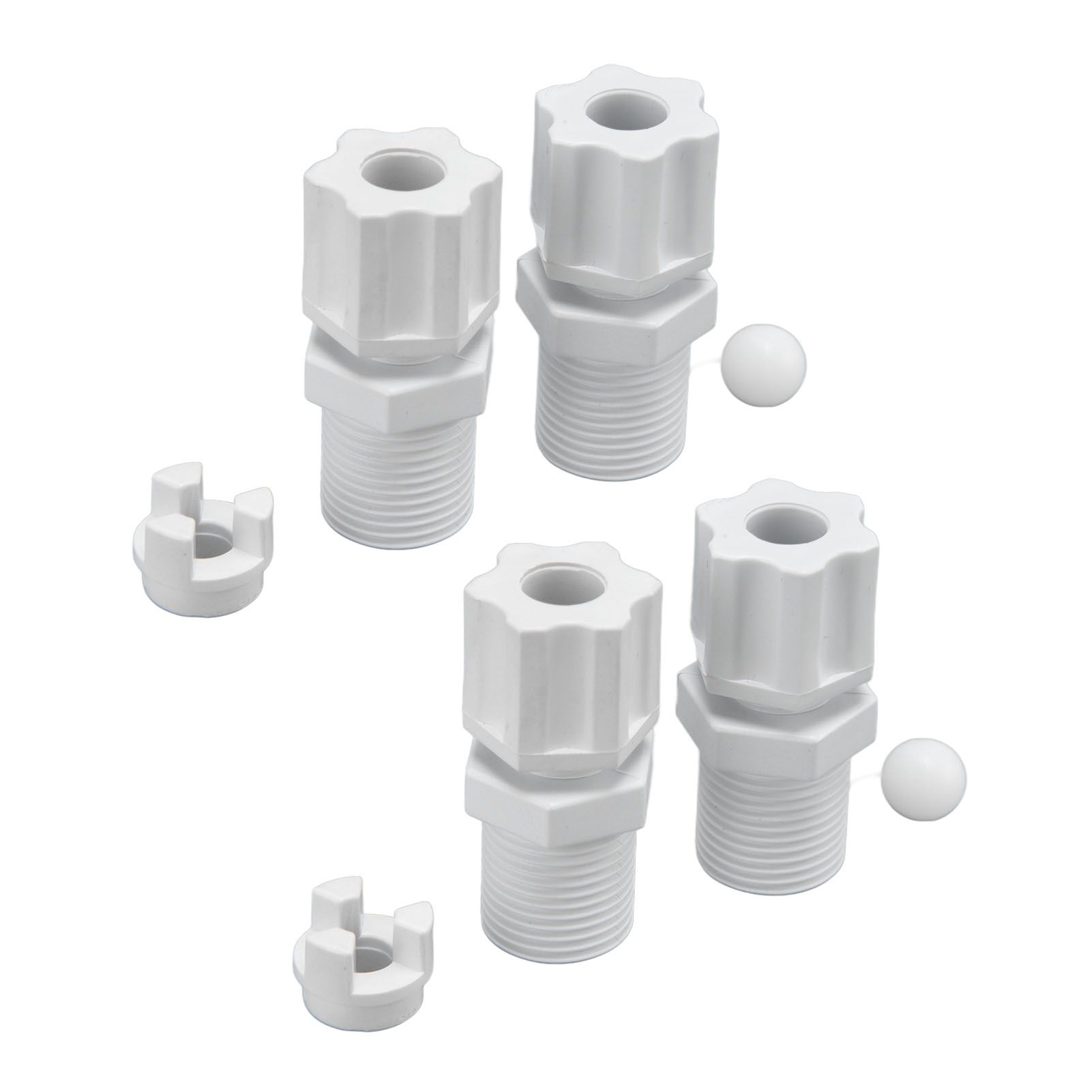 2Set Check Valve Inlet Fitting Adapter Assembly Swimming Pool Cleaning view 4