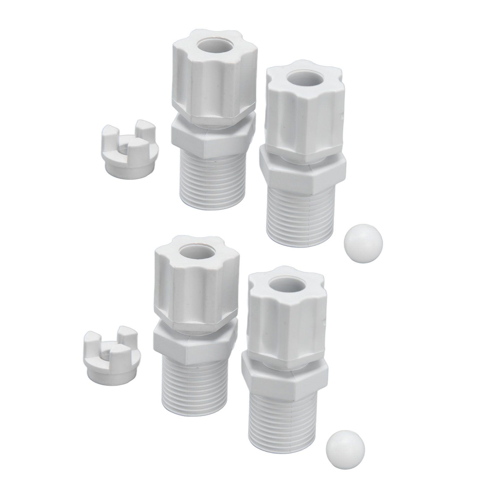 2Set Check Valve Inlet Fitting Adapter Assembly Swimming Pool Cleaning view 5