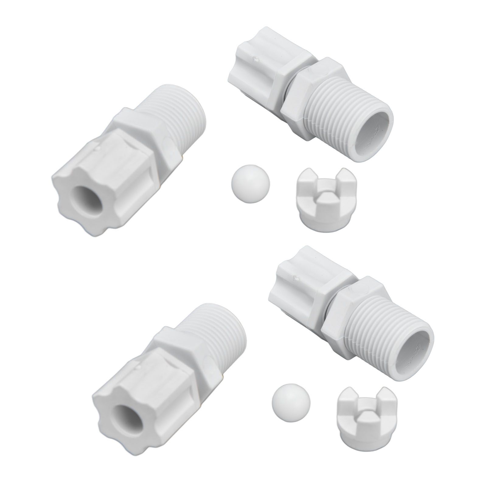 2Set Check Valve Inlet Fitting Adapter Assembly Swimming Pool Cleaning view 9