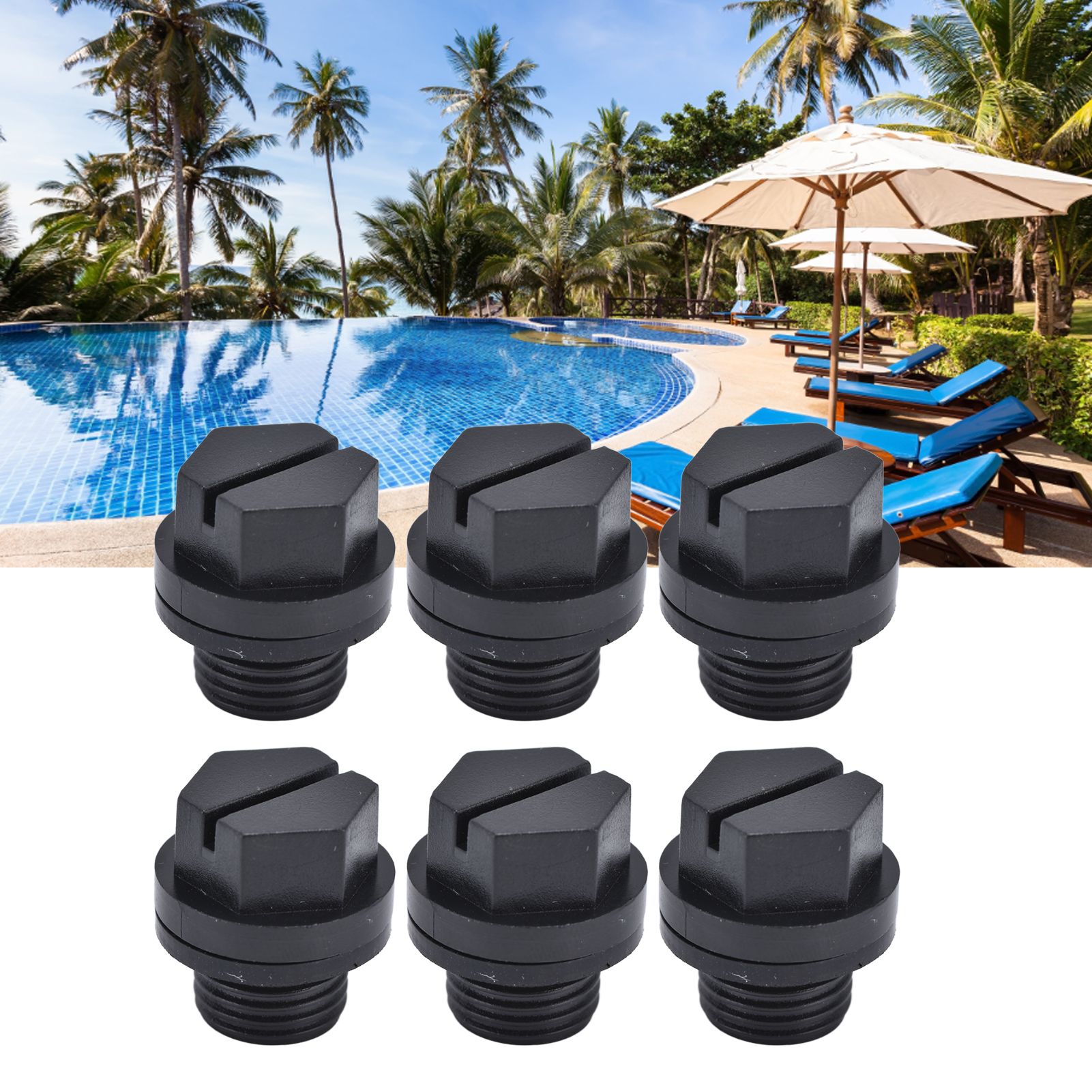 10PCS Drain Plug Fine Workmanship Simple Operation Rubber Material Small view 10