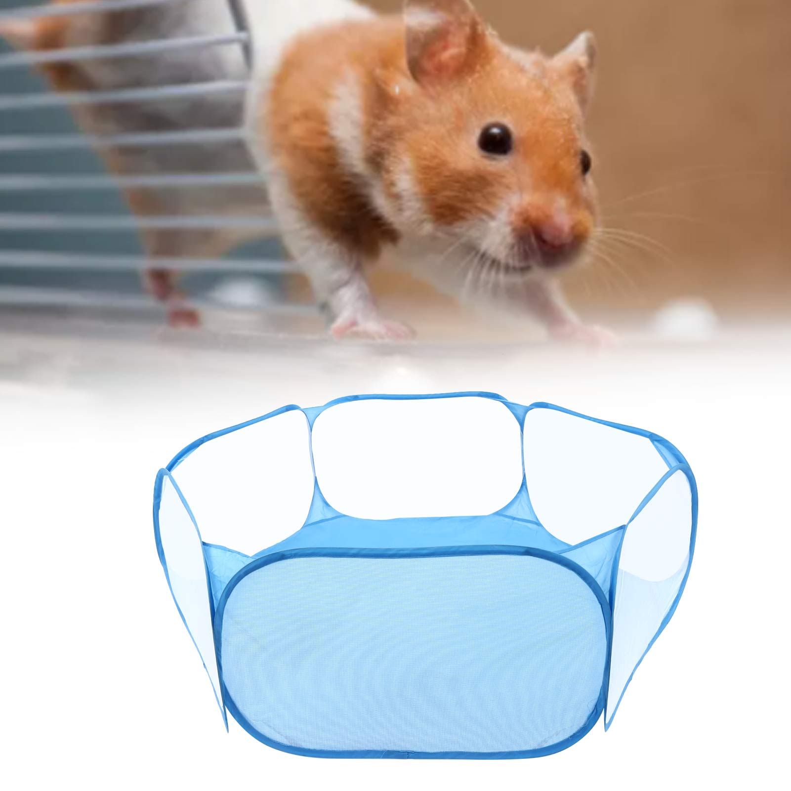 Pet Cage Tent Transparent Breathable Portable Small Animal Playpen for view 12
