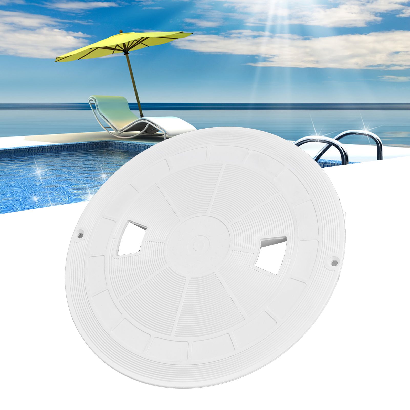 10in Swimming Pool Skimmer Cover Replacement Skimmer Lid Plastic Skimmer view 12