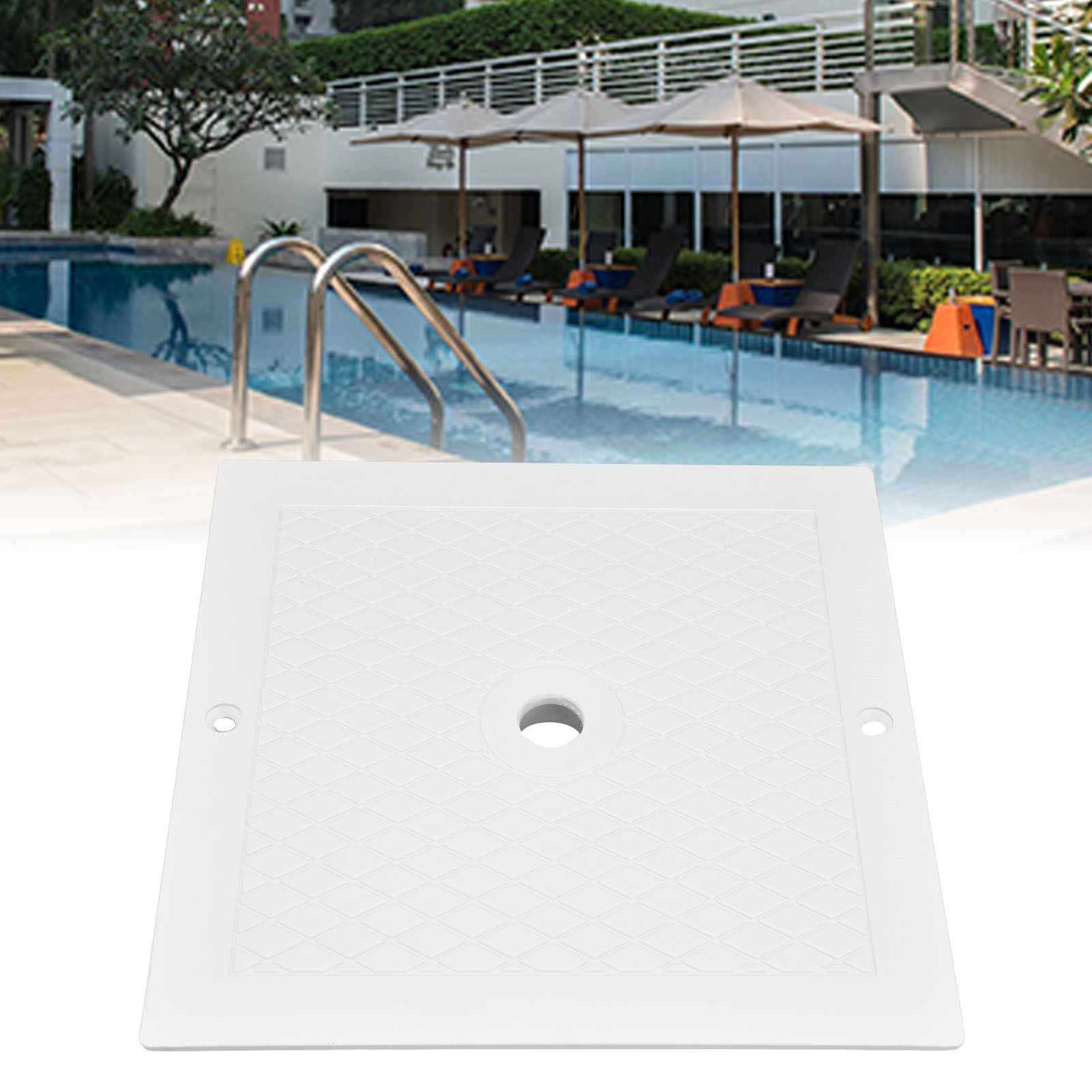 Swimming Pool Skimmer Lid High Reliability Effective Filtration Easy to view 12