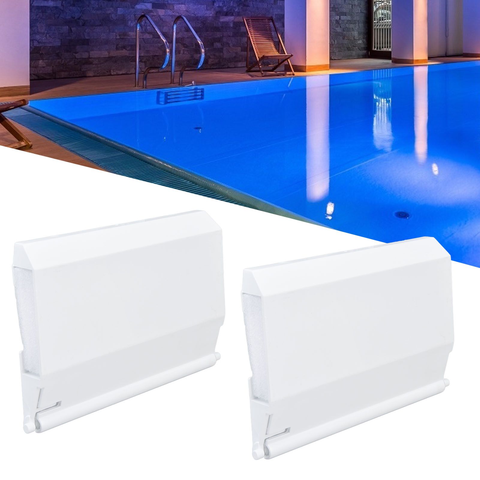 2pcs Skimmer Gate Weir Baffle Swimming Pool Skimmer Weir Gate Assembly view 12