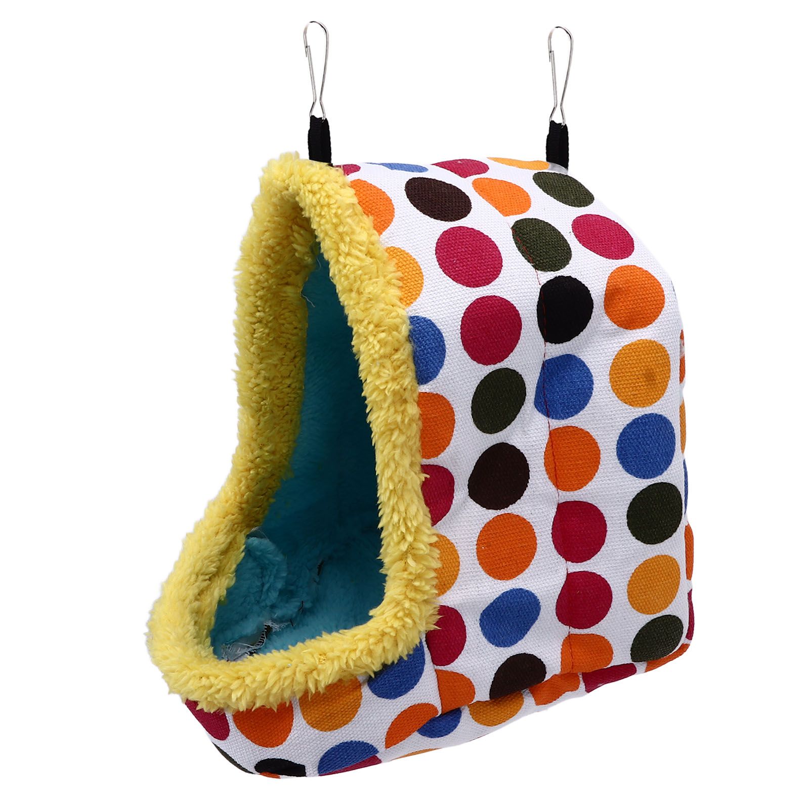 Pet Hamster Cave Bed Soft Comfortable Foldable Portable Thick Warm Easy view 3