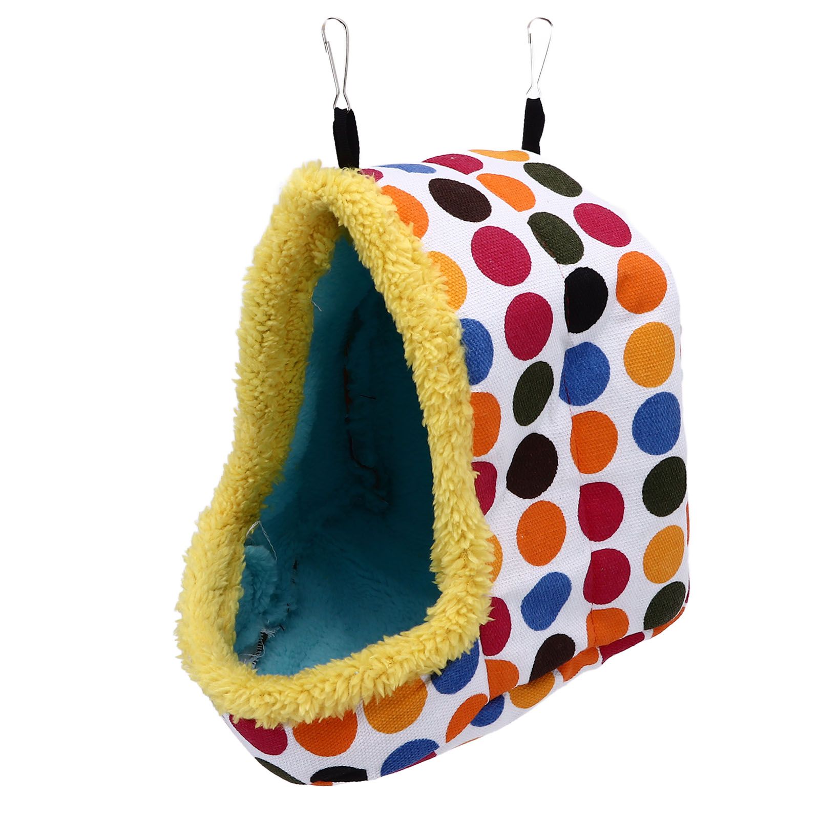 Pet Hamster Cave Bed Soft Comfortable Foldable Portable Thick Warm Easy view 4