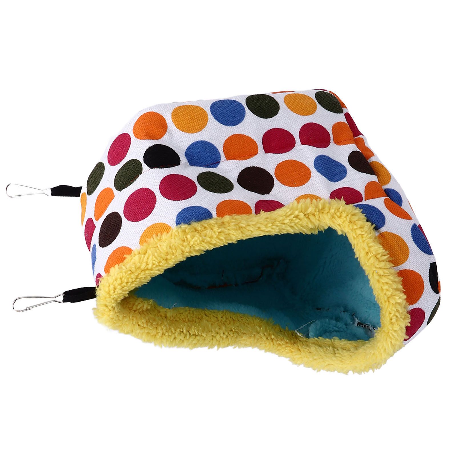 Pet Hamster Cave Bed Soft Comfortable Foldable Portable Thick Warm Easy view 6