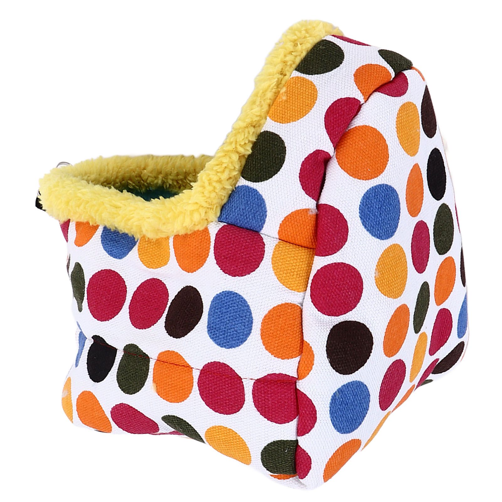 Pet Hamster Cave Bed Soft Comfortable Foldable Portable Thick Warm Easy view 9