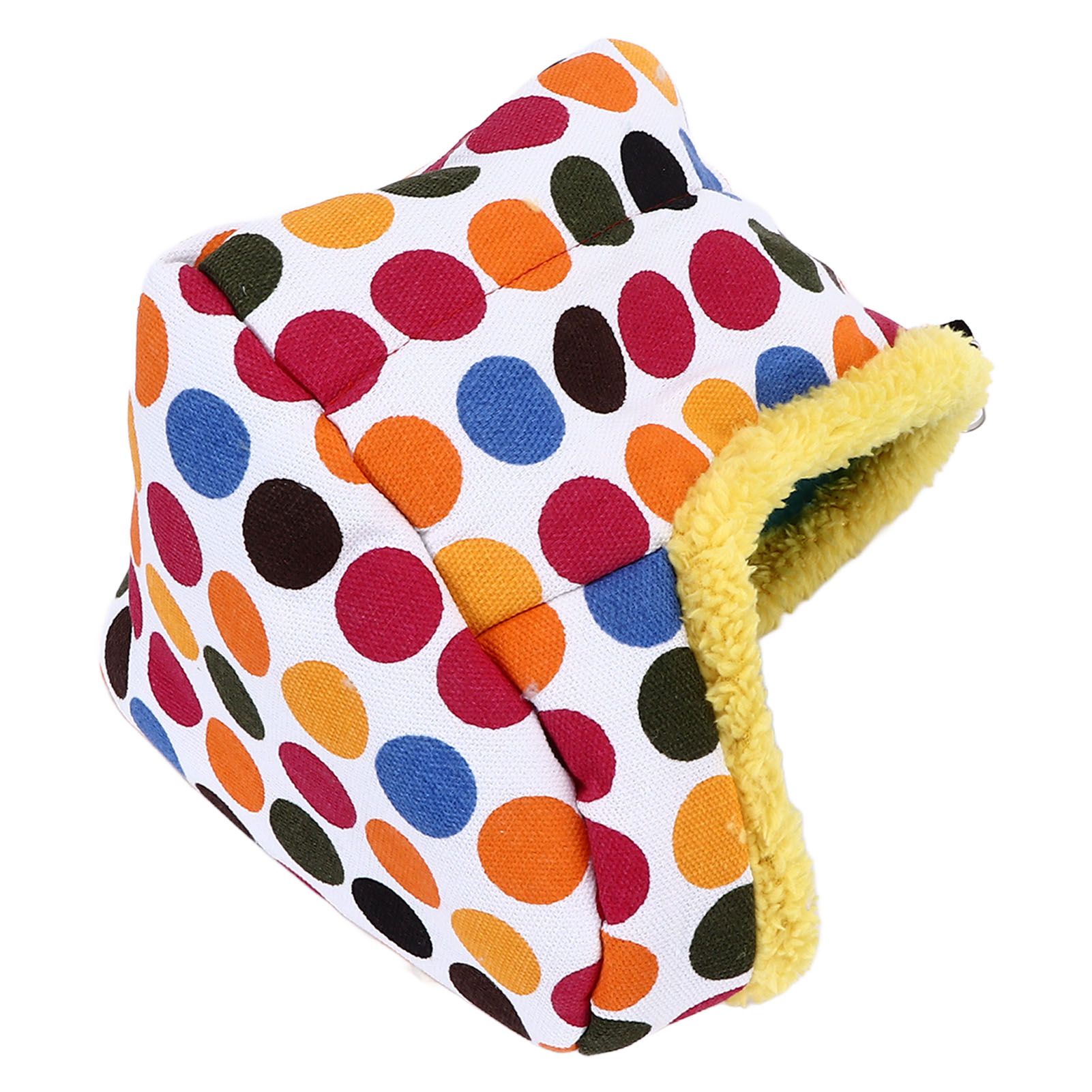 Pet Hamster Cave Bed Soft Comfortable Foldable Portable Thick Warm Easy view 10