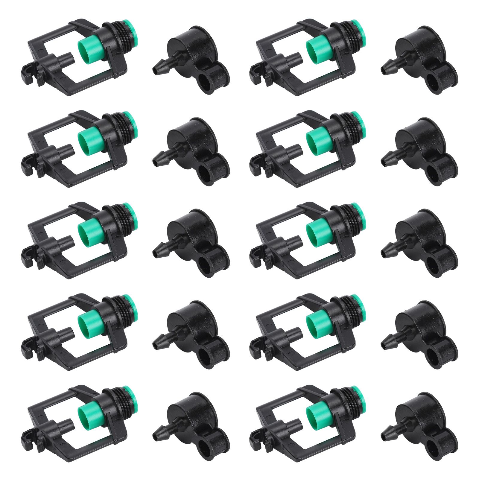 10pcs Watering Drippers 4mm Stable Plastic Irrigation Sprinkler Nozzles with view 10