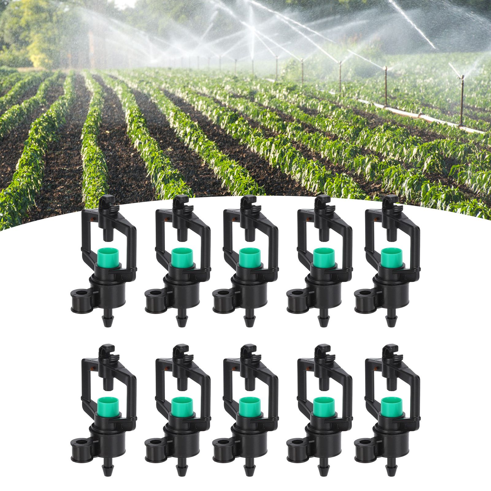 10pcs Watering Drippers 4mm Stable Plastic Irrigation Sprinkler Nozzles with view 11