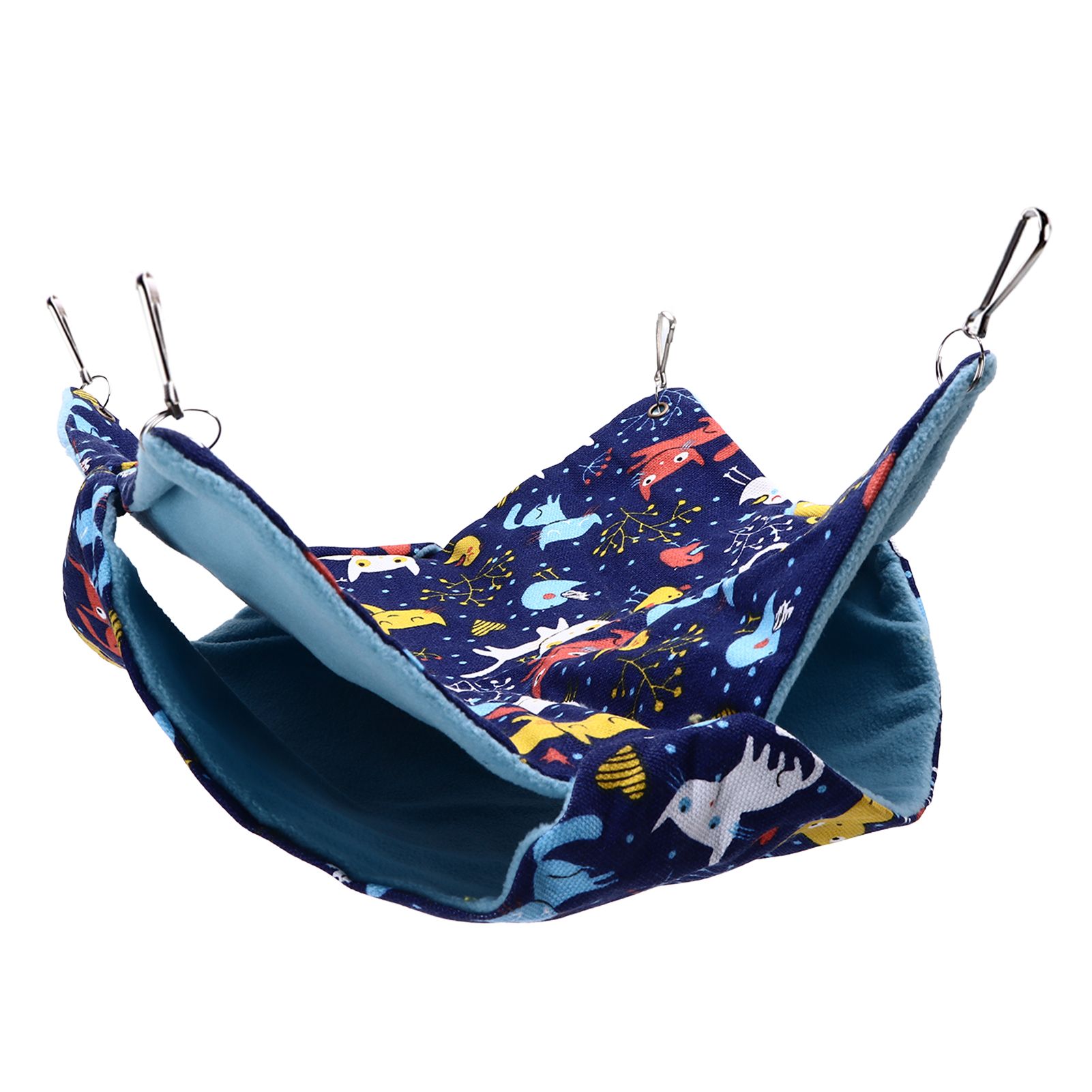 Pet Double Layer Warm Hammock Safe Warm Foldable Hanging Pet Sleeping Bag for view 4