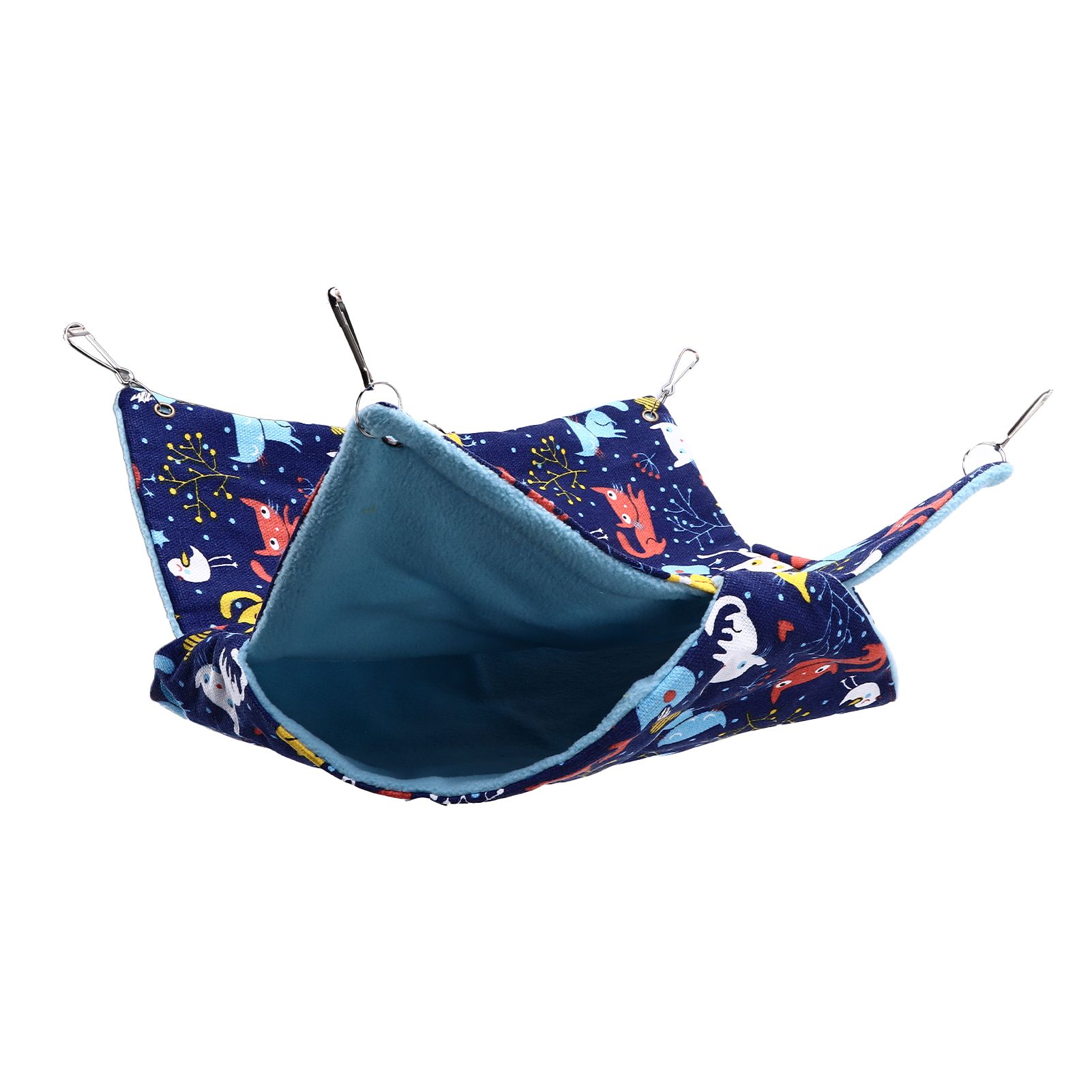 Pet Double Layer Warm Hammock Safe Warm Foldable Hanging Pet Sleeping Bag for view 10