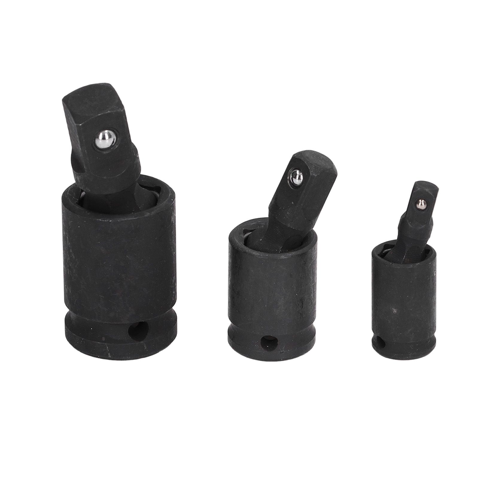 3PCS Universal Joint Socket Adapter 1/2 1/4 3/8 Drive Impact Adapter Socket view 6