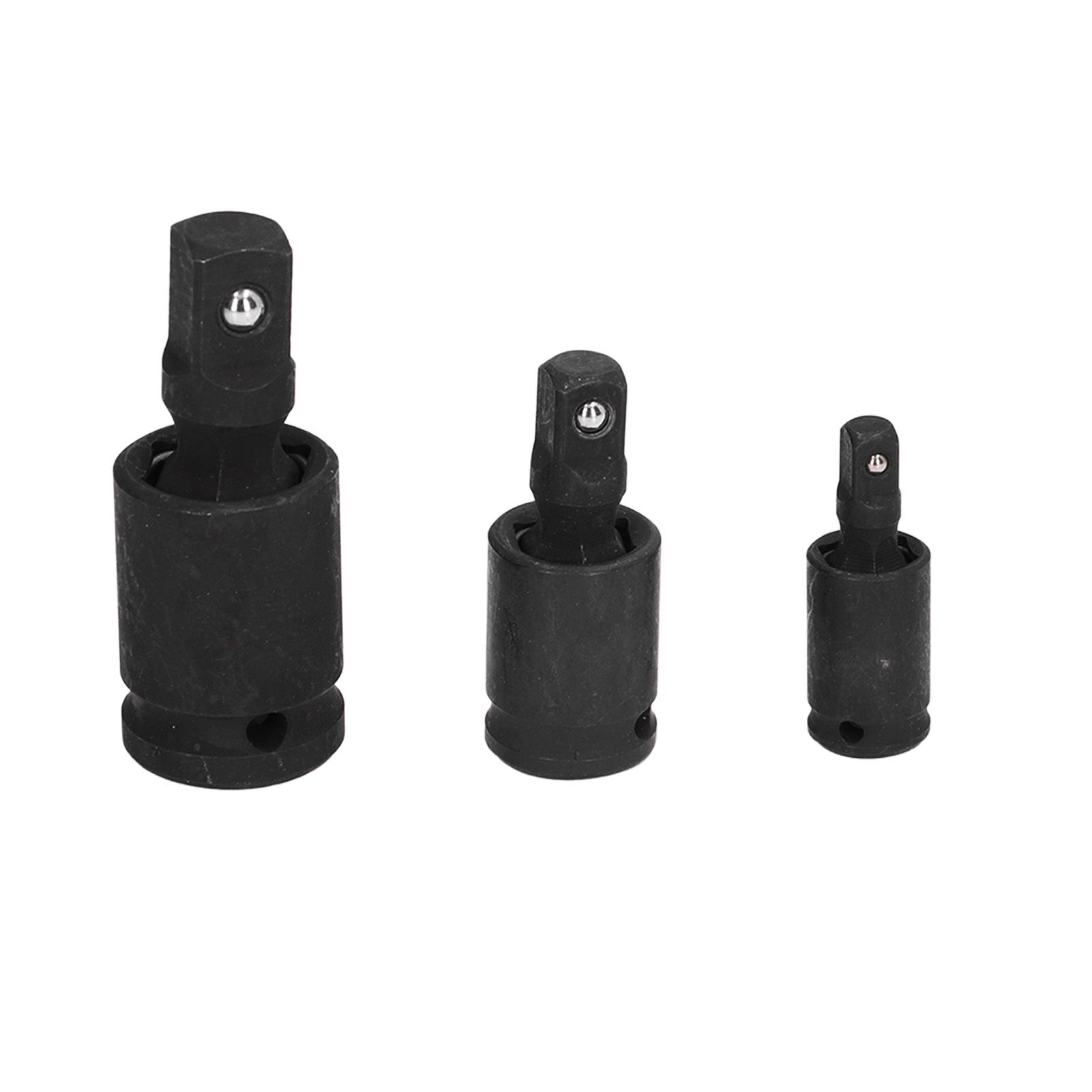 3PCS Universal Joint Socket Adapter 1/2 1/4 3/8 Drive Impact Adapter Socket view 7