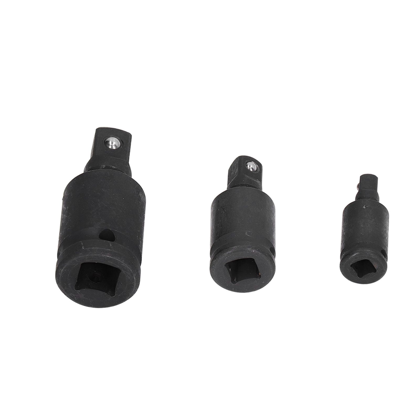 3PCS Universal Joint Socket Adapter 1/2 1/4 3/8 Drive Impact Adapter Socket view 8